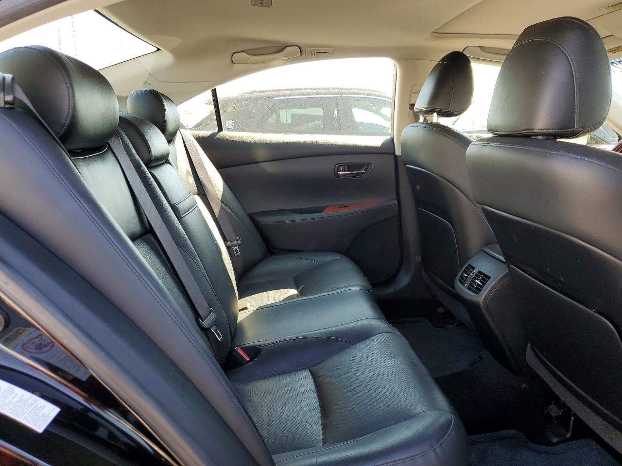 2009 Lexus Es 350 Black vin: JTHBJ46G192323541