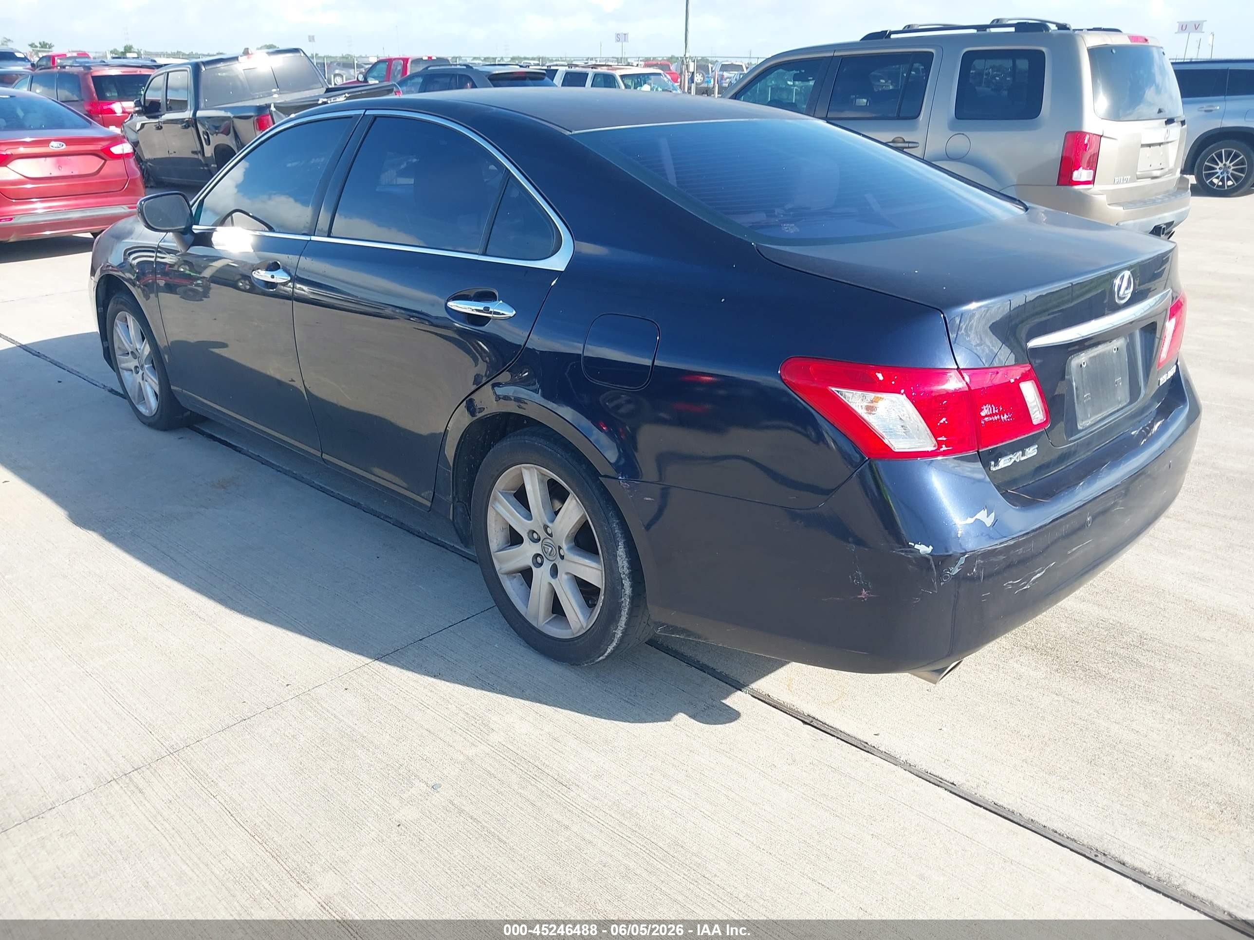 2009 Lexus Es 350   Black vin: JTHBJ46G192326519