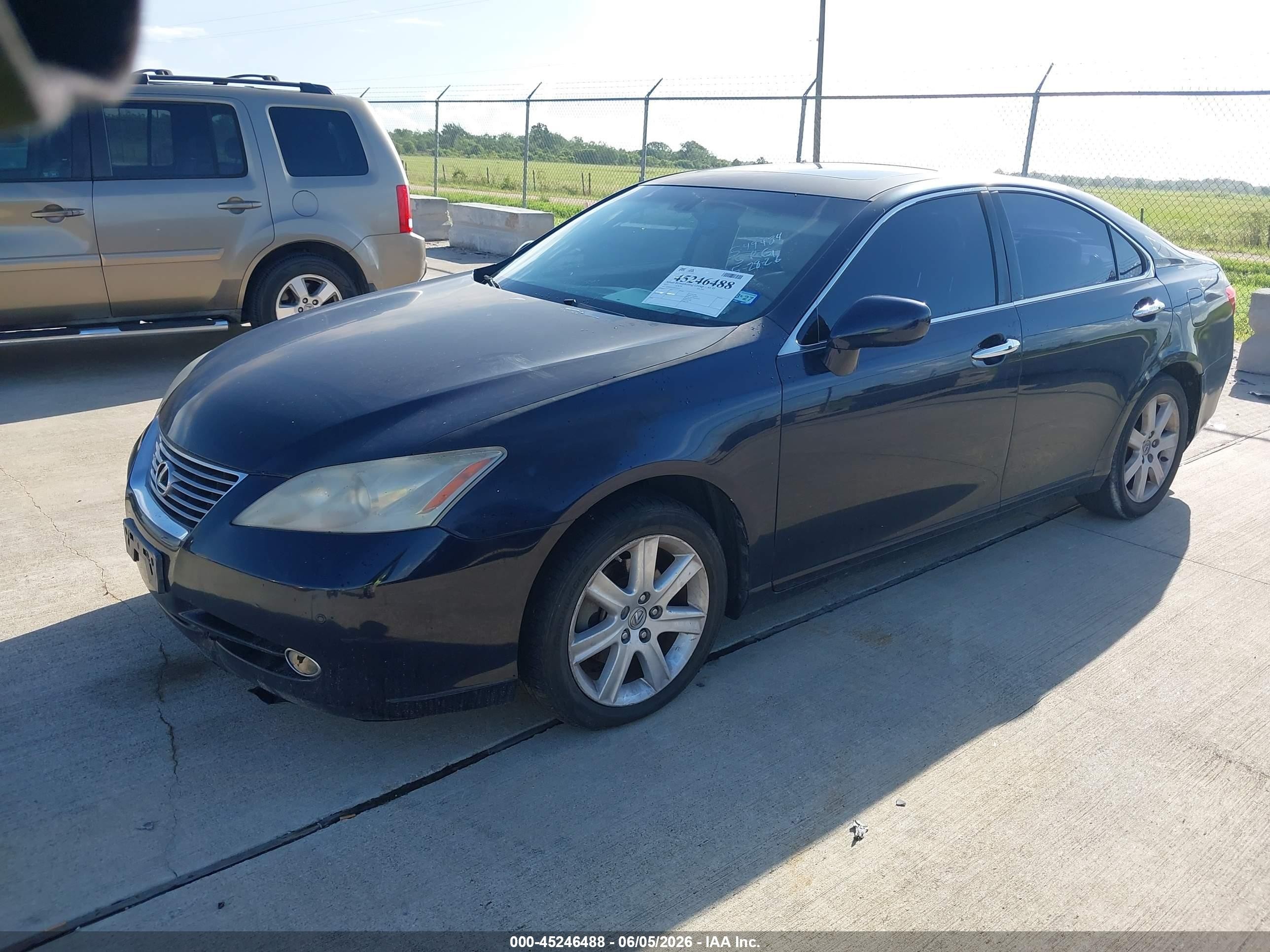 2009 Lexus Es 350   Black vin: JTHBJ46G192326519
