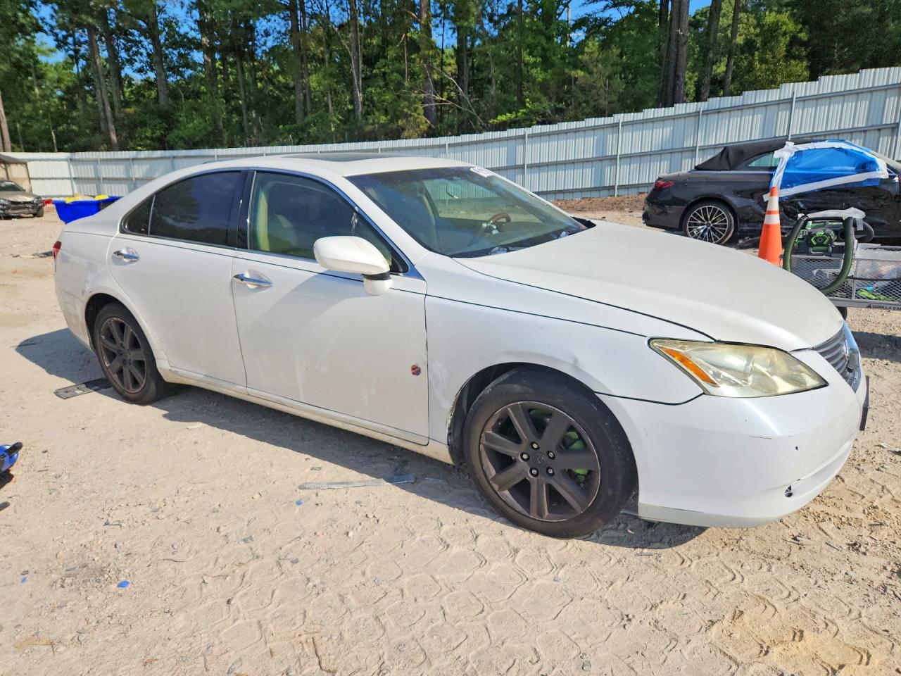 2009 Lexus Es 350 White vin: JTHBJ46G192329985