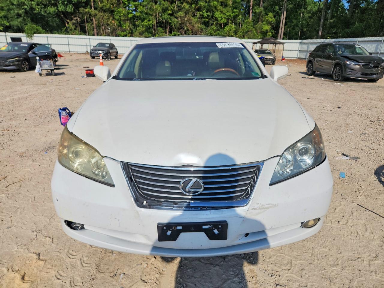 2009 Lexus Es 350 White vin: JTHBJ46G192329985