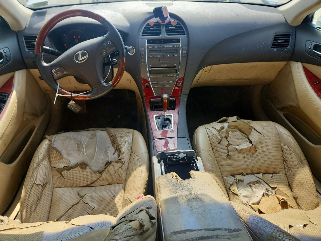 2009 Lexus Es 350 White vin: JTHBJ46G192329985