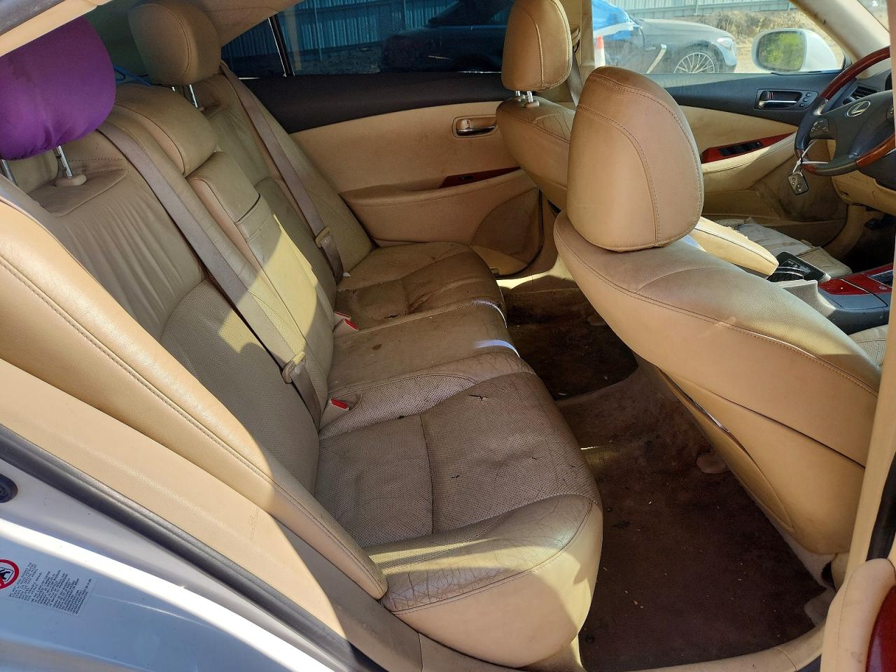 2009 Lexus Es 350 White vin: JTHBJ46G192329985