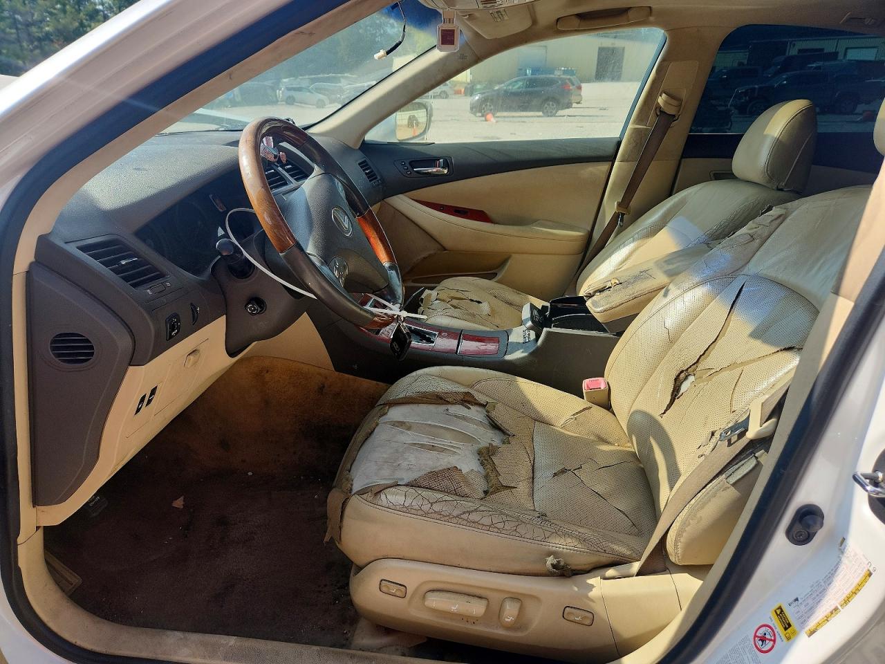 2009 Lexus Es 350 White vin: JTHBJ46G192329985