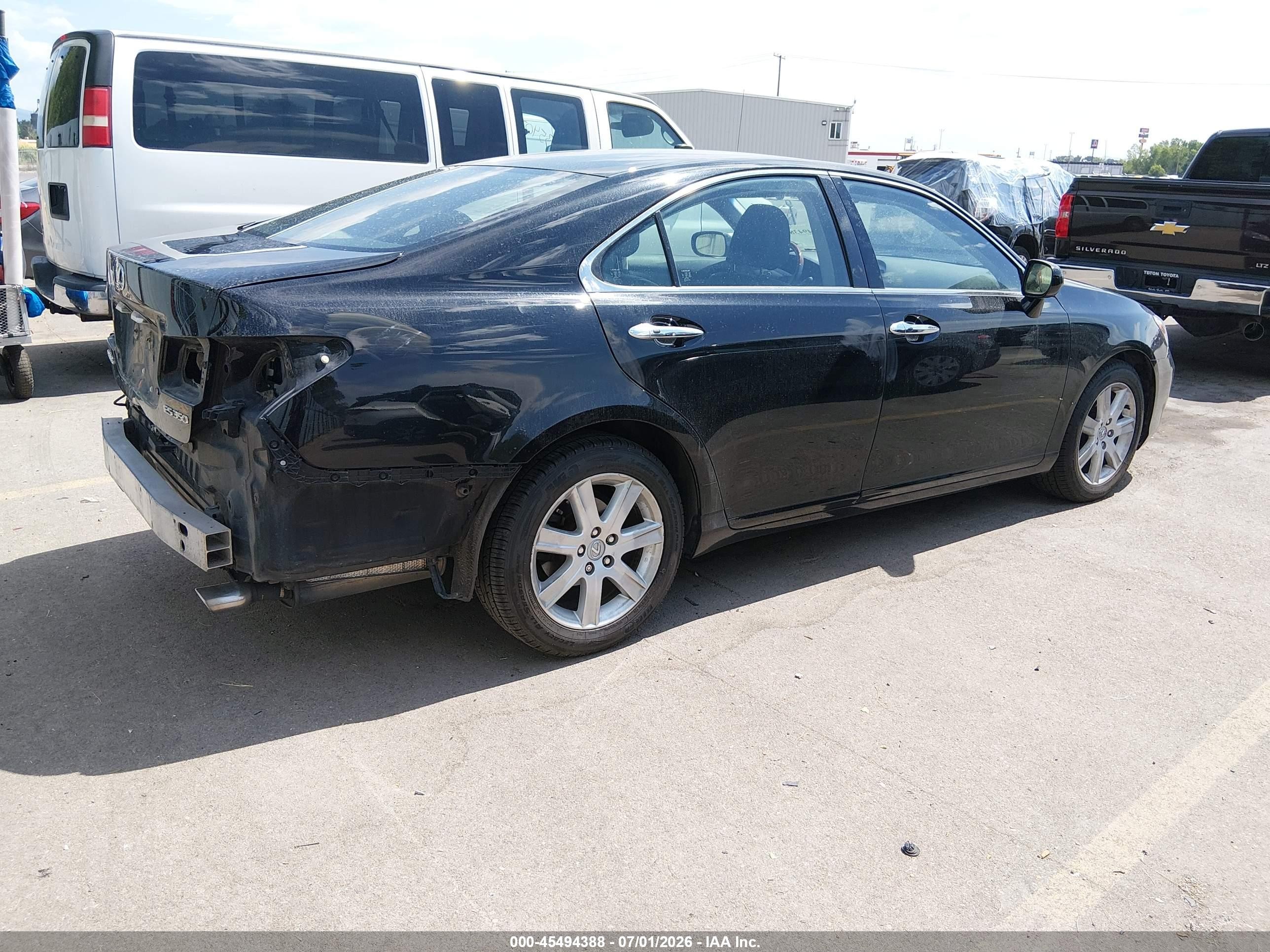 2009 Lexus Es 350   Black vin: JTHBJ46G192335270