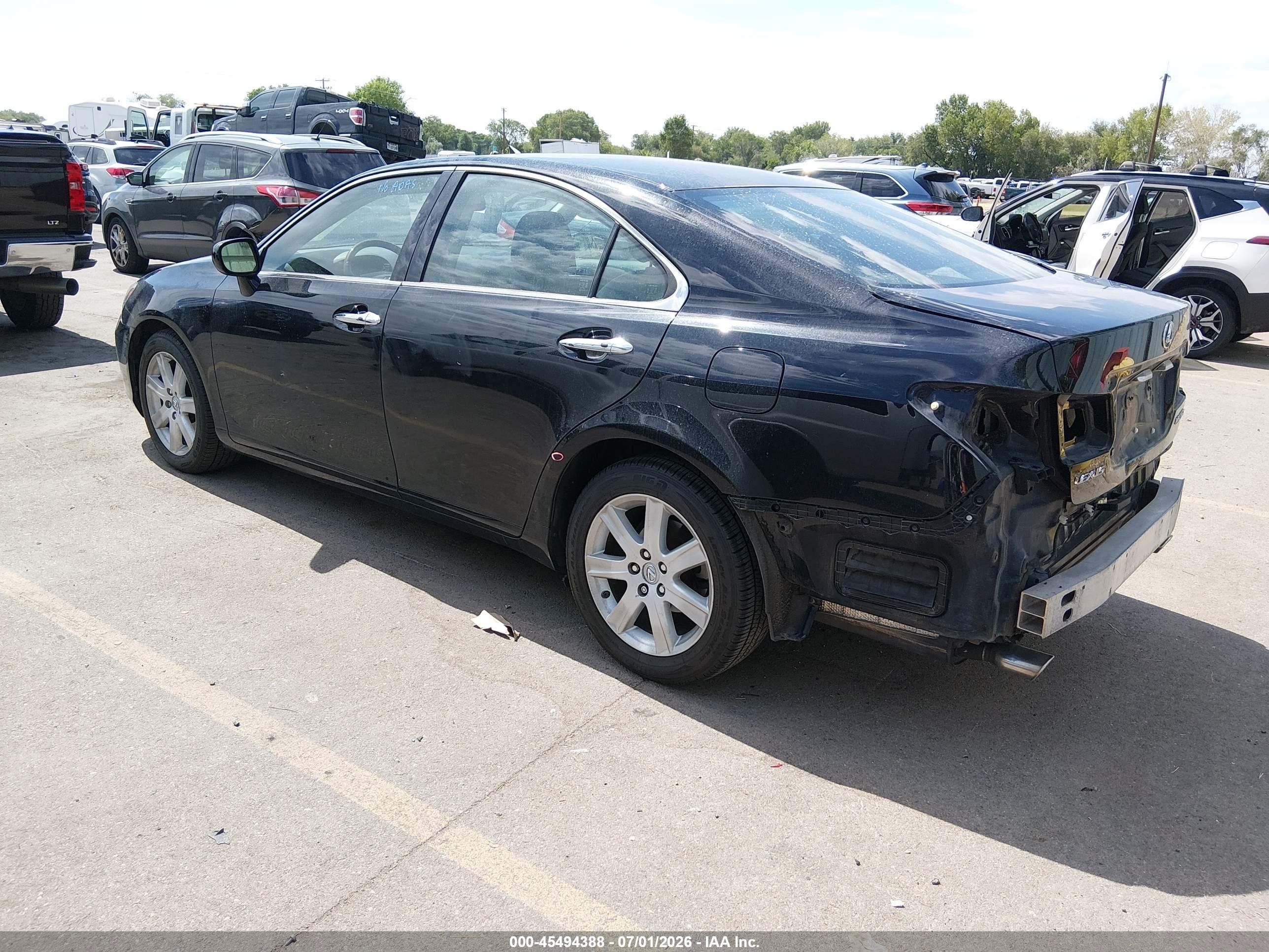 2009 Lexus Es 350   Black vin: JTHBJ46G192335270
