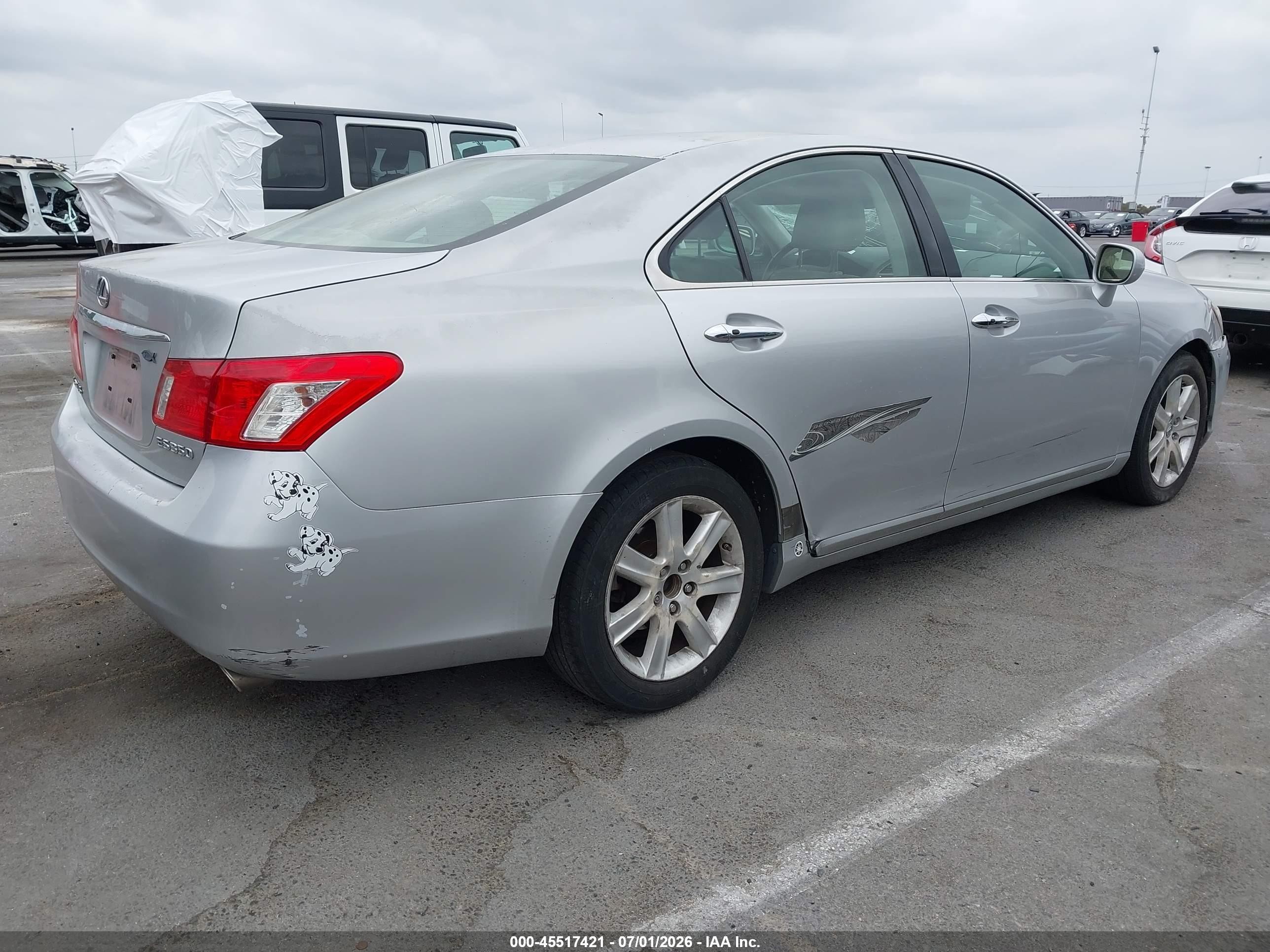 2009 Lexus Es 350   Silver vin: JTHBJ46G192341683