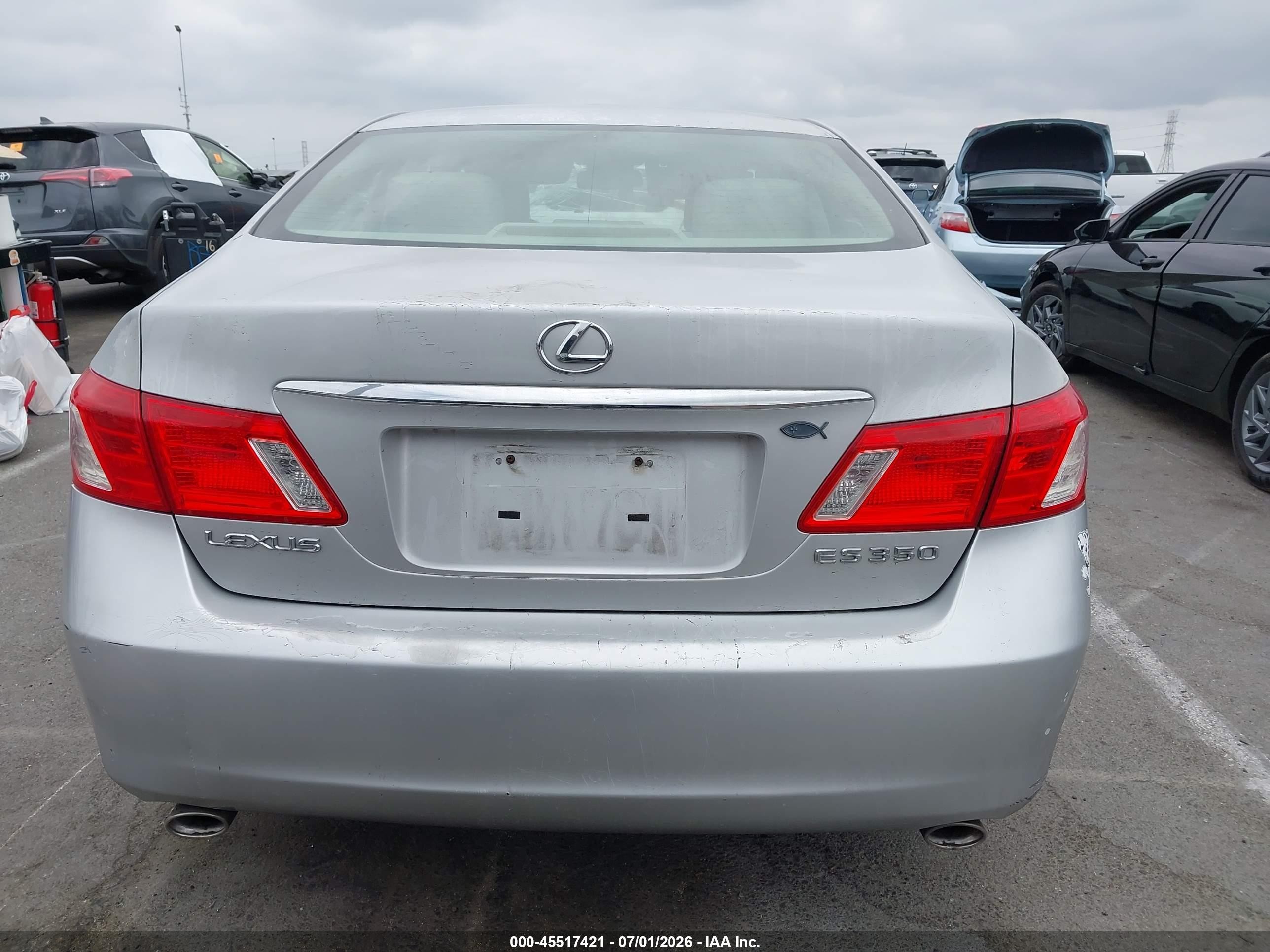 2009 Lexus Es 350   Silver vin: JTHBJ46G192341683