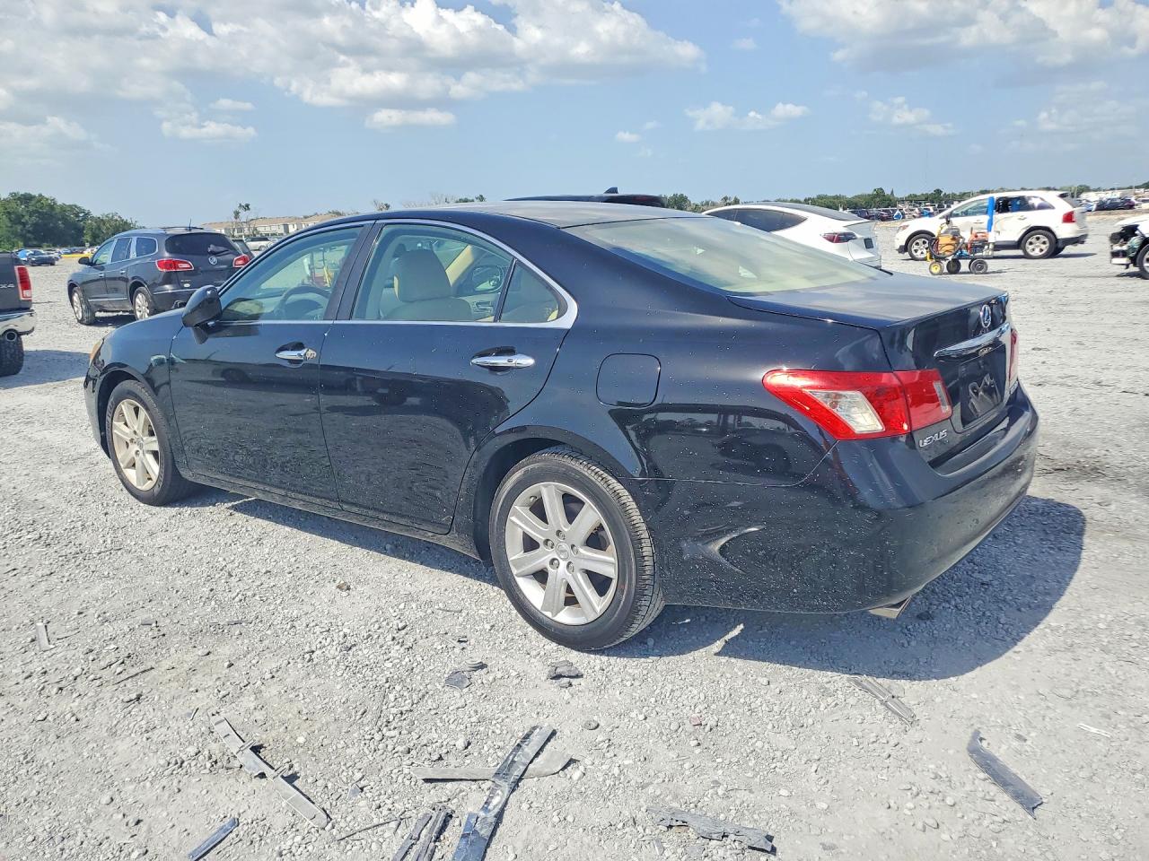 2007 Lexus Es 350 Black vin: JTHBJ46G272001553