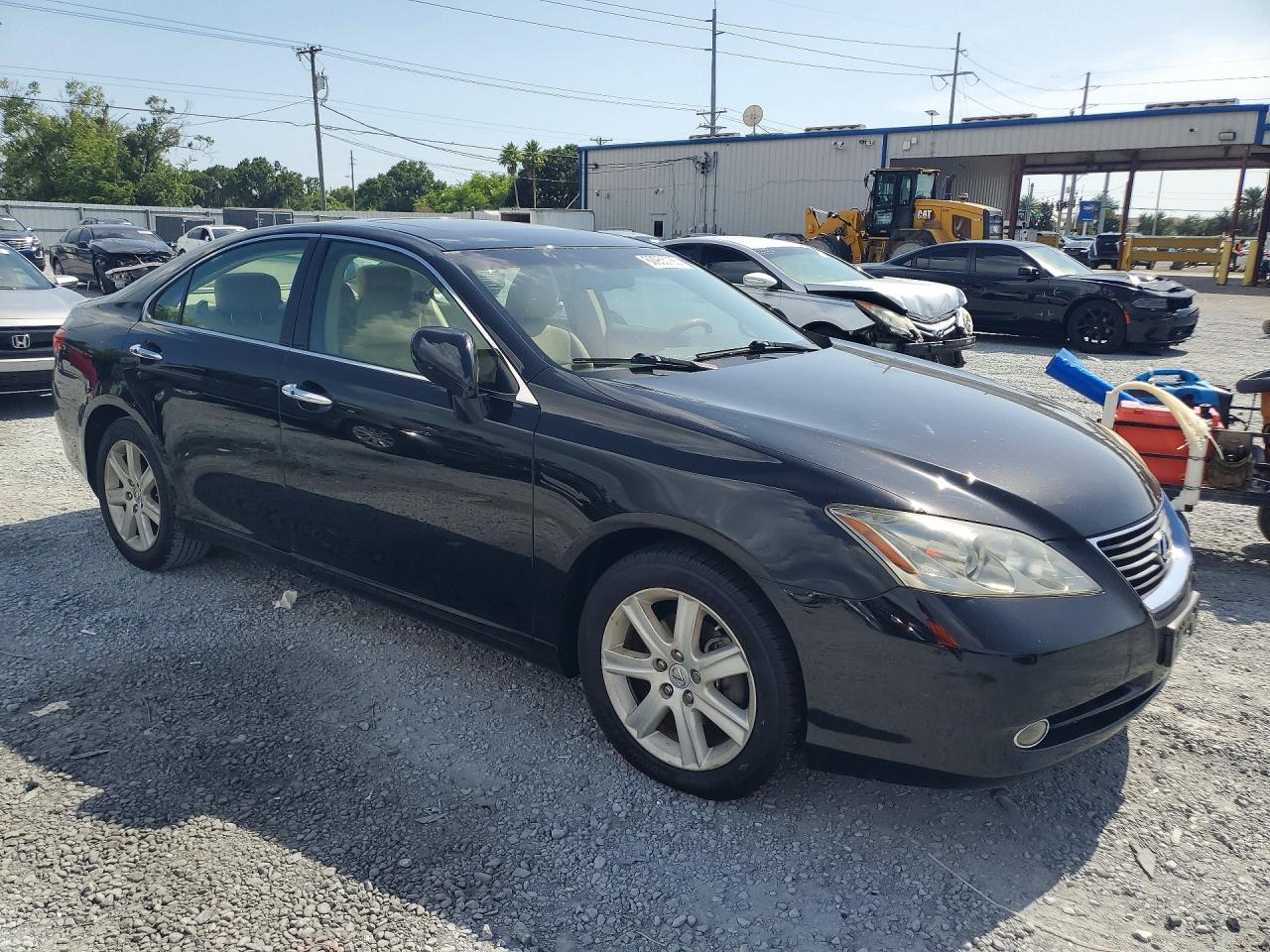 2007 Lexus Es 350 Black vin: JTHBJ46G272001553