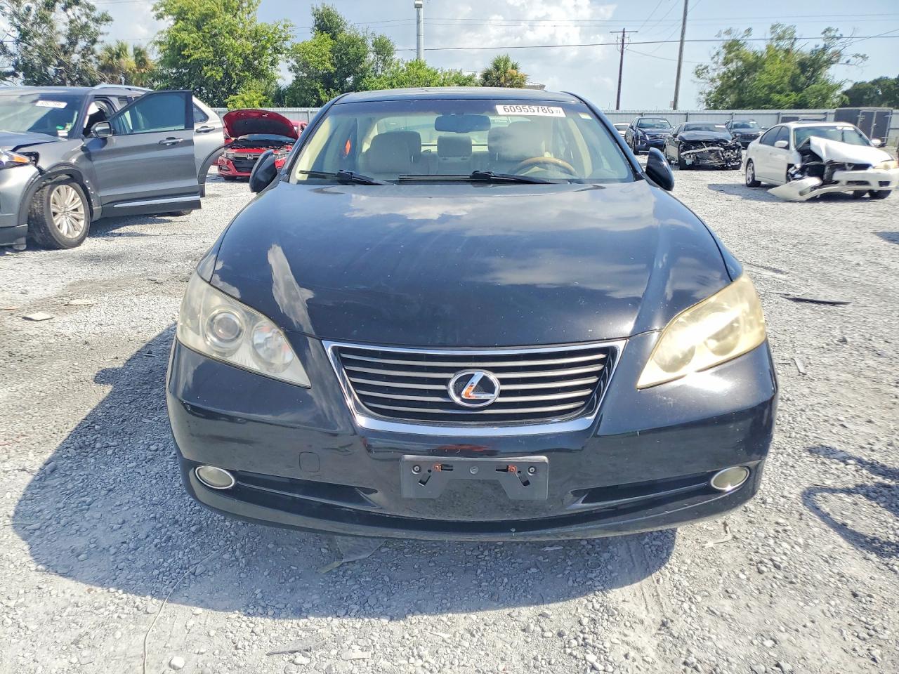 2007 Lexus Es 350 Black vin: JTHBJ46G272001553