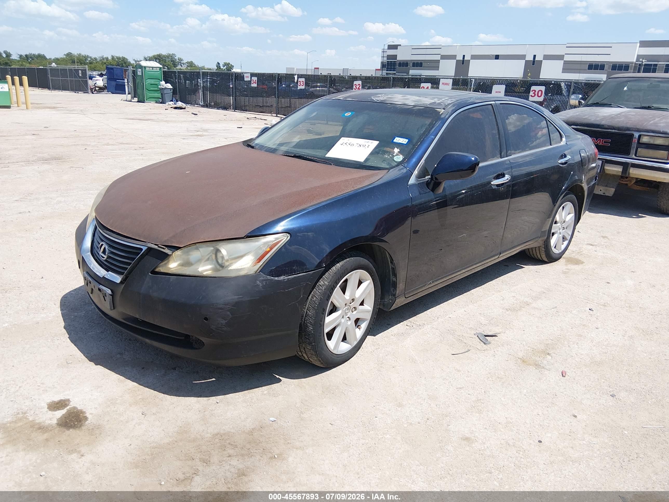2007 Lexus Es 350   Blue vin: JTHBJ46G272018384
