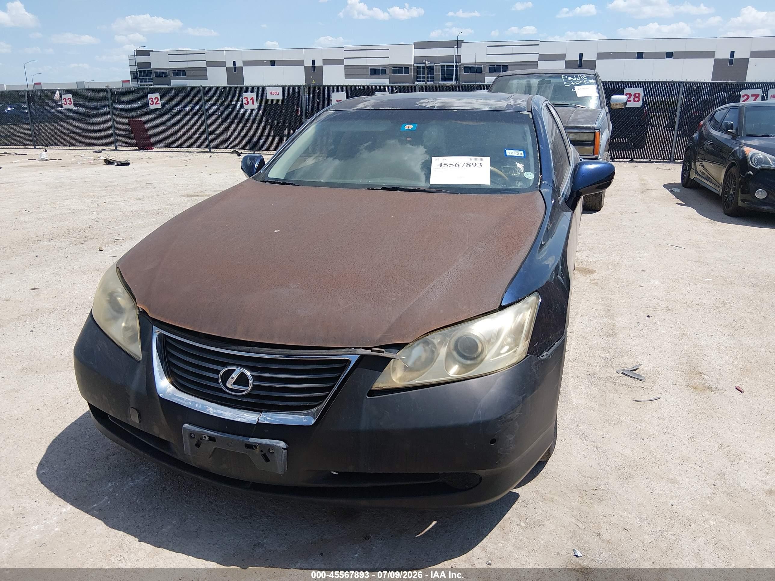 2007 Lexus Es 350   Blue vin: JTHBJ46G272018384