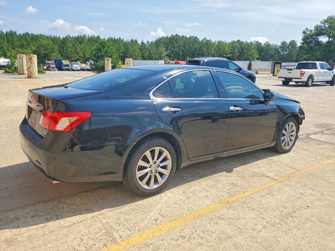 2007 Lexus Es 350 Black vin: JTHBJ46G272036707
