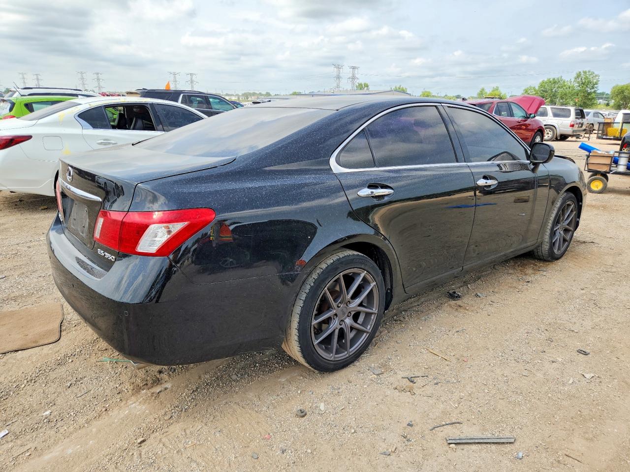 2007 Lexus Es 350 Черный vin: JTHBJ46G272039655