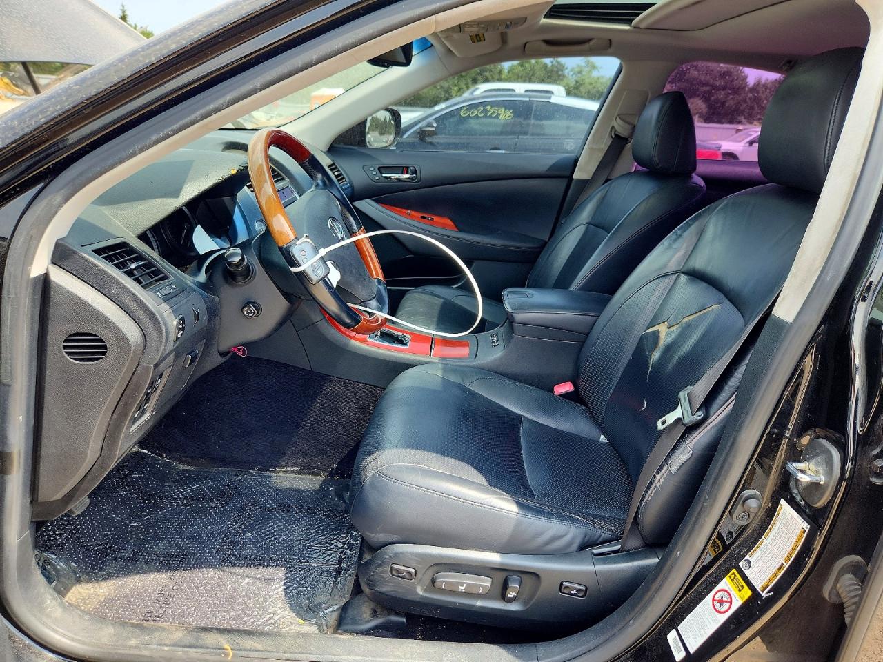 2007 Lexus Es 350 Черный vin: JTHBJ46G272039655