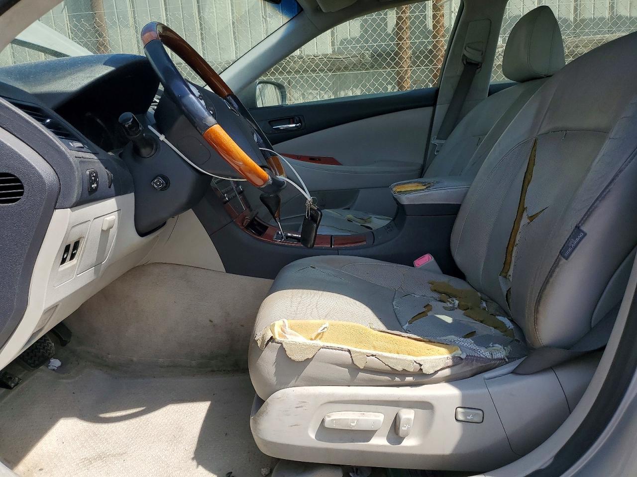 2007 Lexus Es 350 Base Silver vin: JTHBJ46G272044306