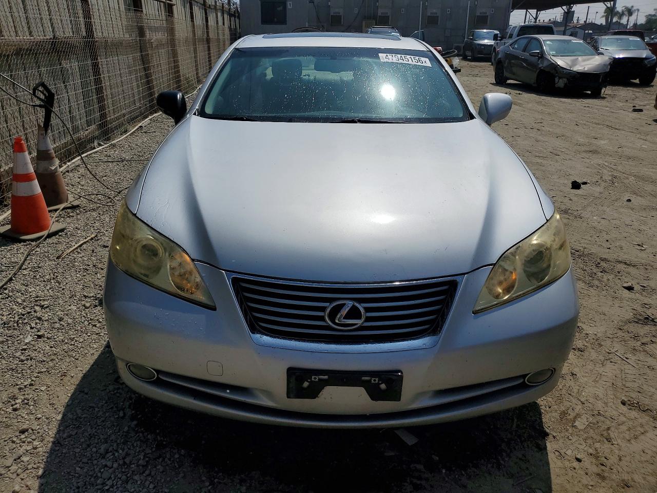 2007 Lexus Es 350 Base Silver vin: JTHBJ46G272044306