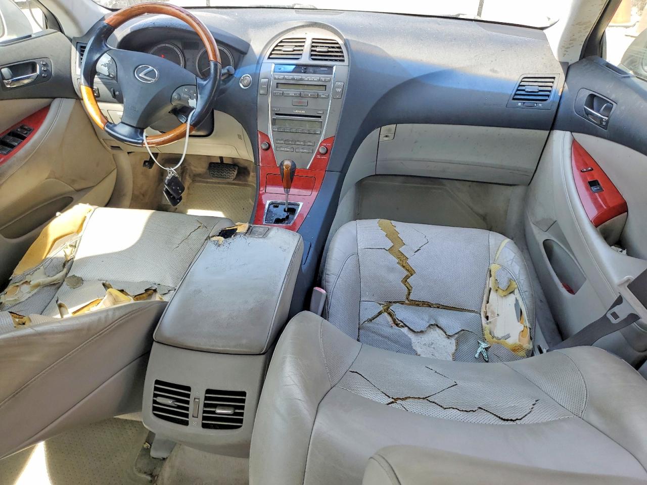 2007 Lexus Es 350 Base Silver vin: JTHBJ46G272044306