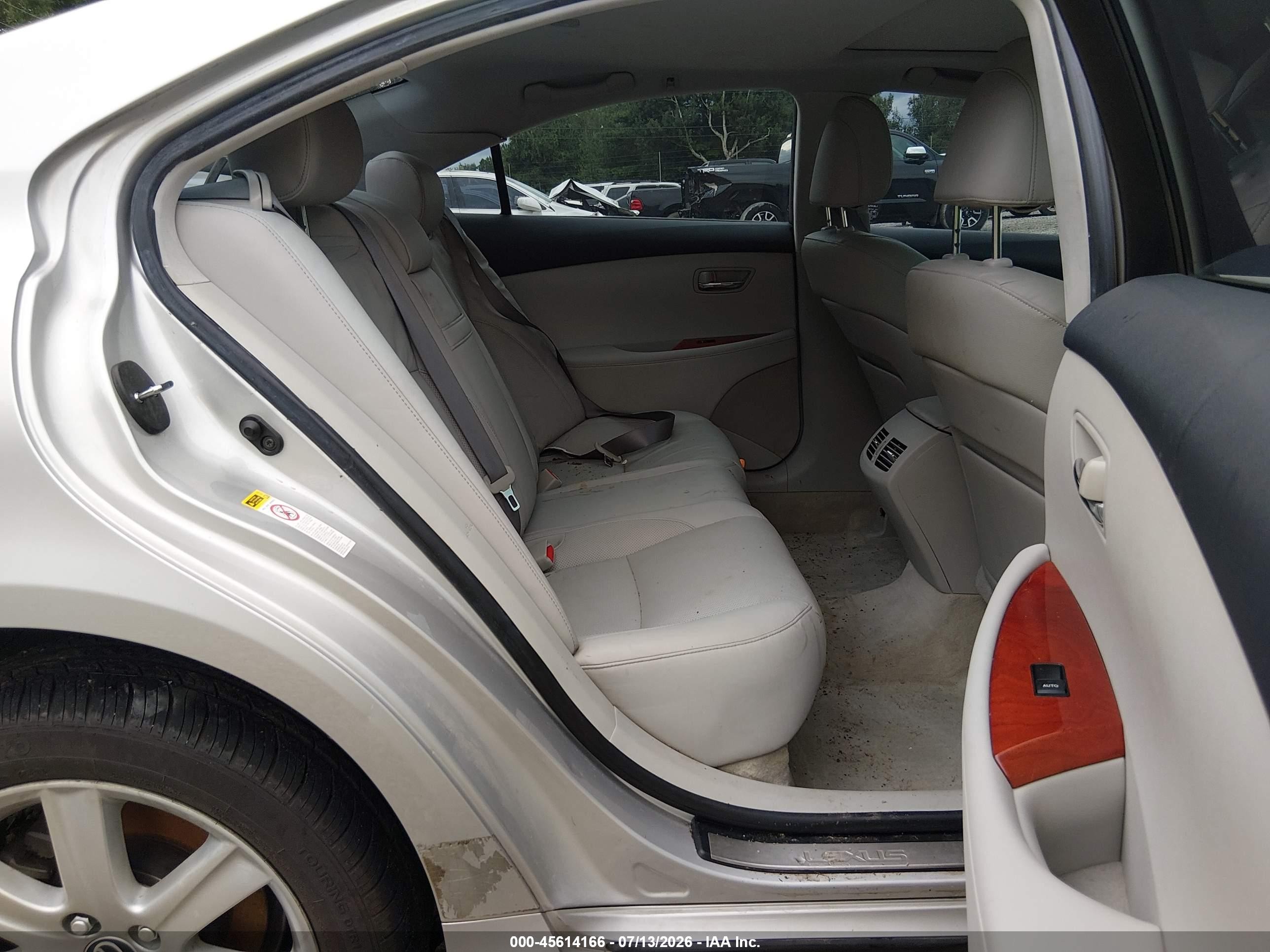 2007 Lexus Es 350   Серебряный vin: JTHBJ46G272061588