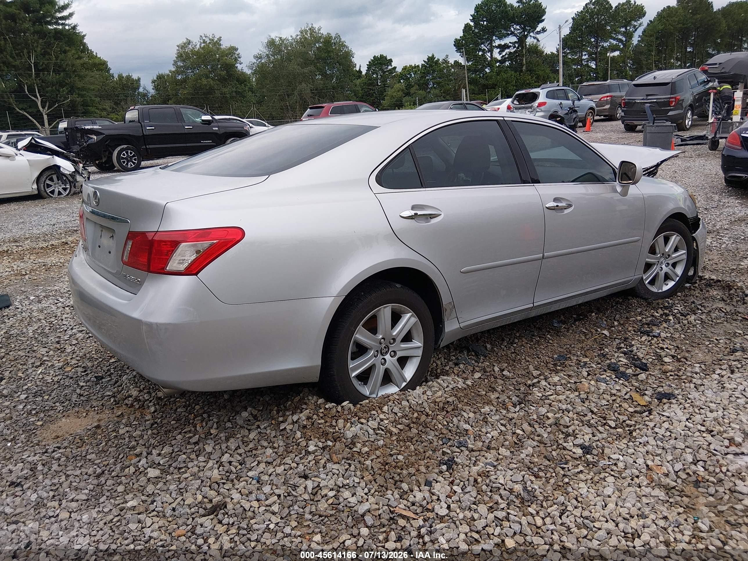 2007 Lexus Es 350   Серебряный vin: JTHBJ46G272061588