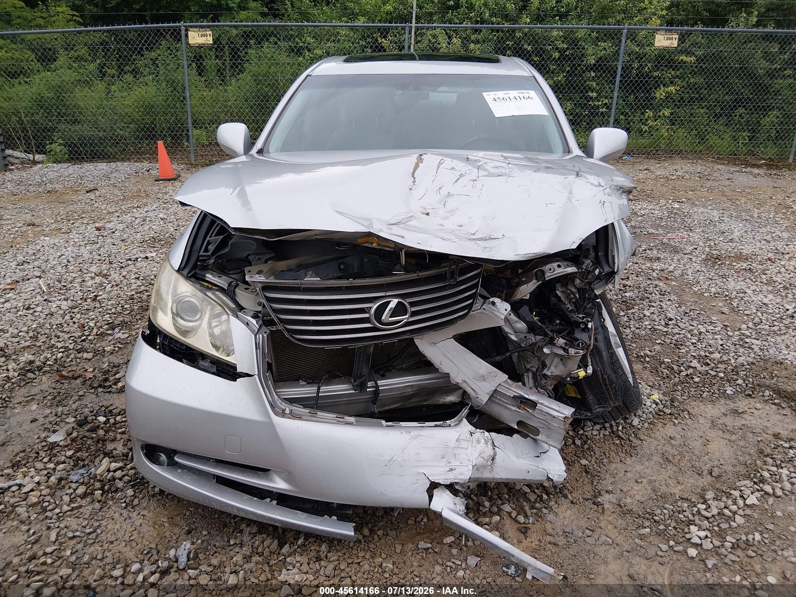 2007 Lexus Es 350   Серебряный vin: JTHBJ46G272061588