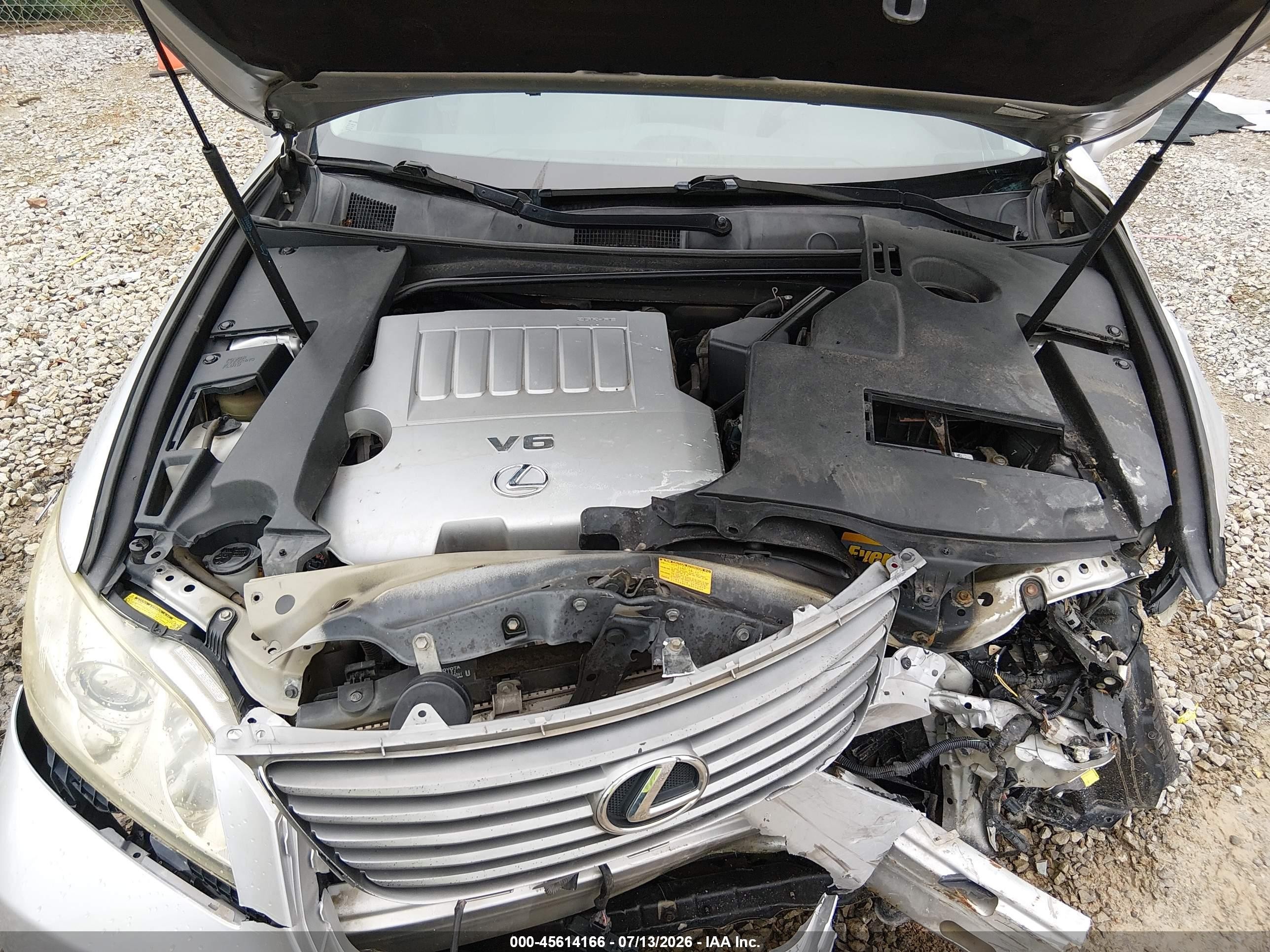 2007 Lexus Es 350   Серебряный vin: JTHBJ46G272061588