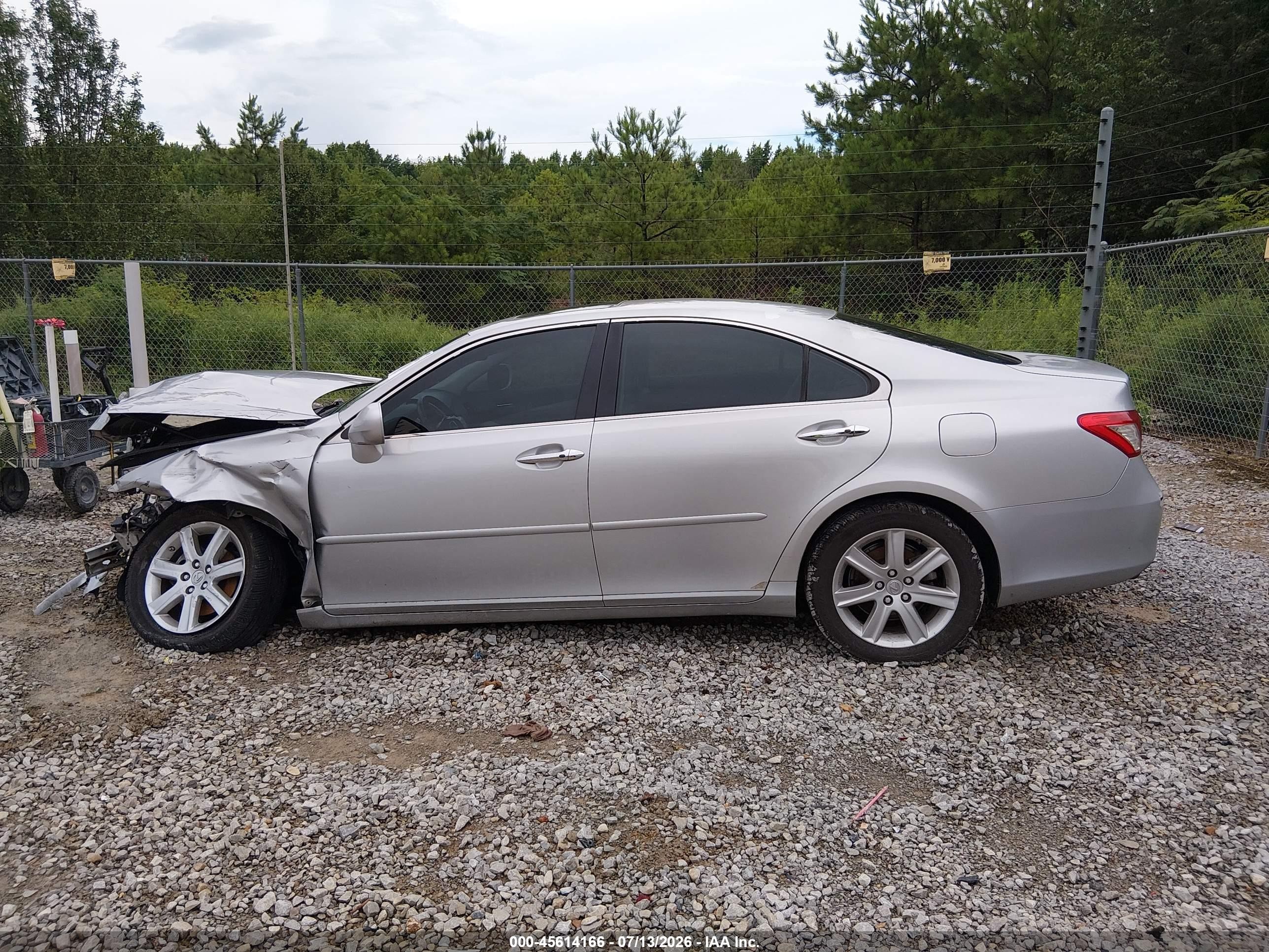 2007 Lexus Es 350   Серебряный vin: JTHBJ46G272061588