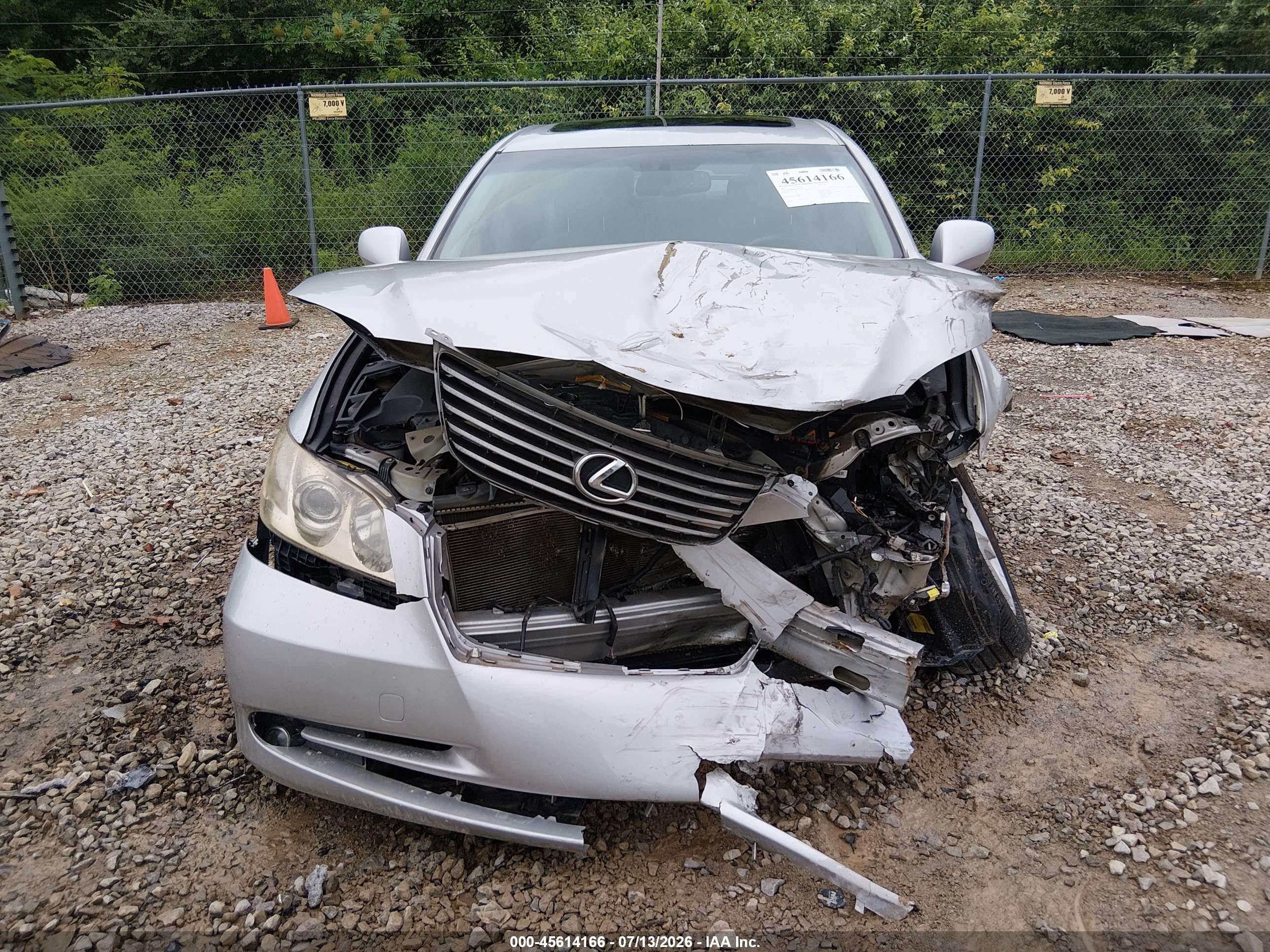 2007 Lexus Es 350   Серебряный vin: JTHBJ46G272061588