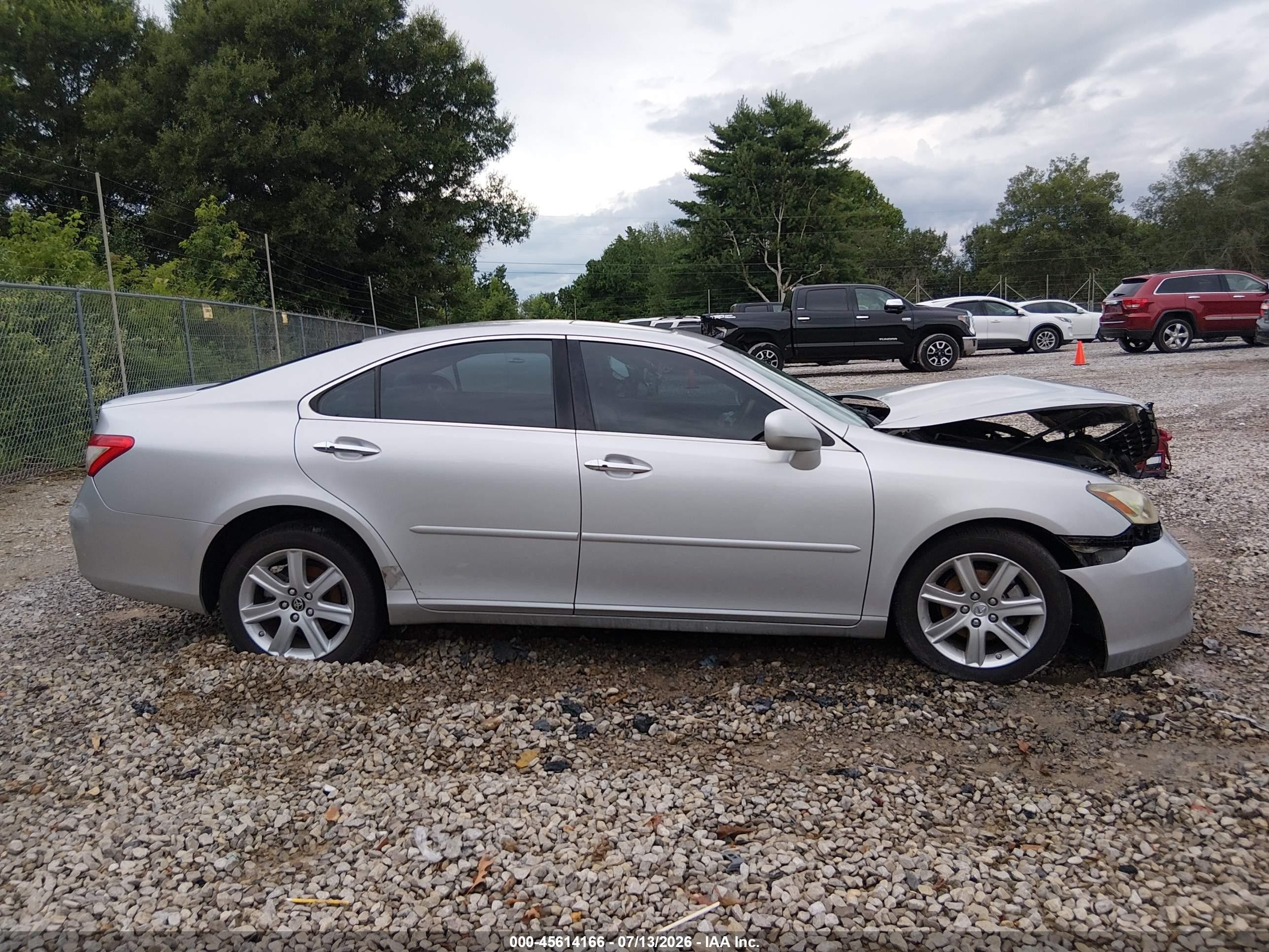 2007 Lexus Es 350   Серебряный vin: JTHBJ46G272061588
