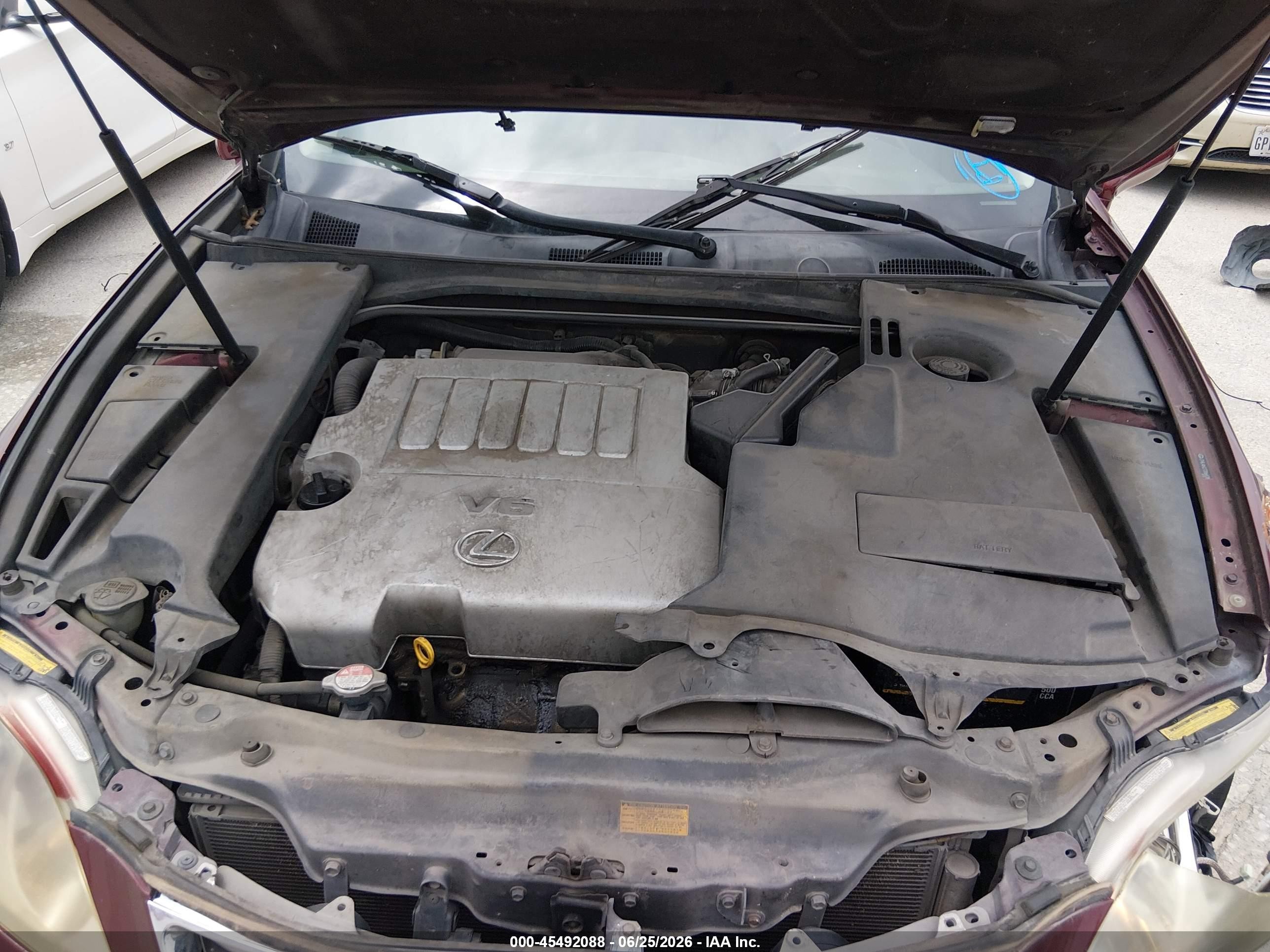 2007 Lexus Es 350   Maroon vin: JTHBJ46G272066838