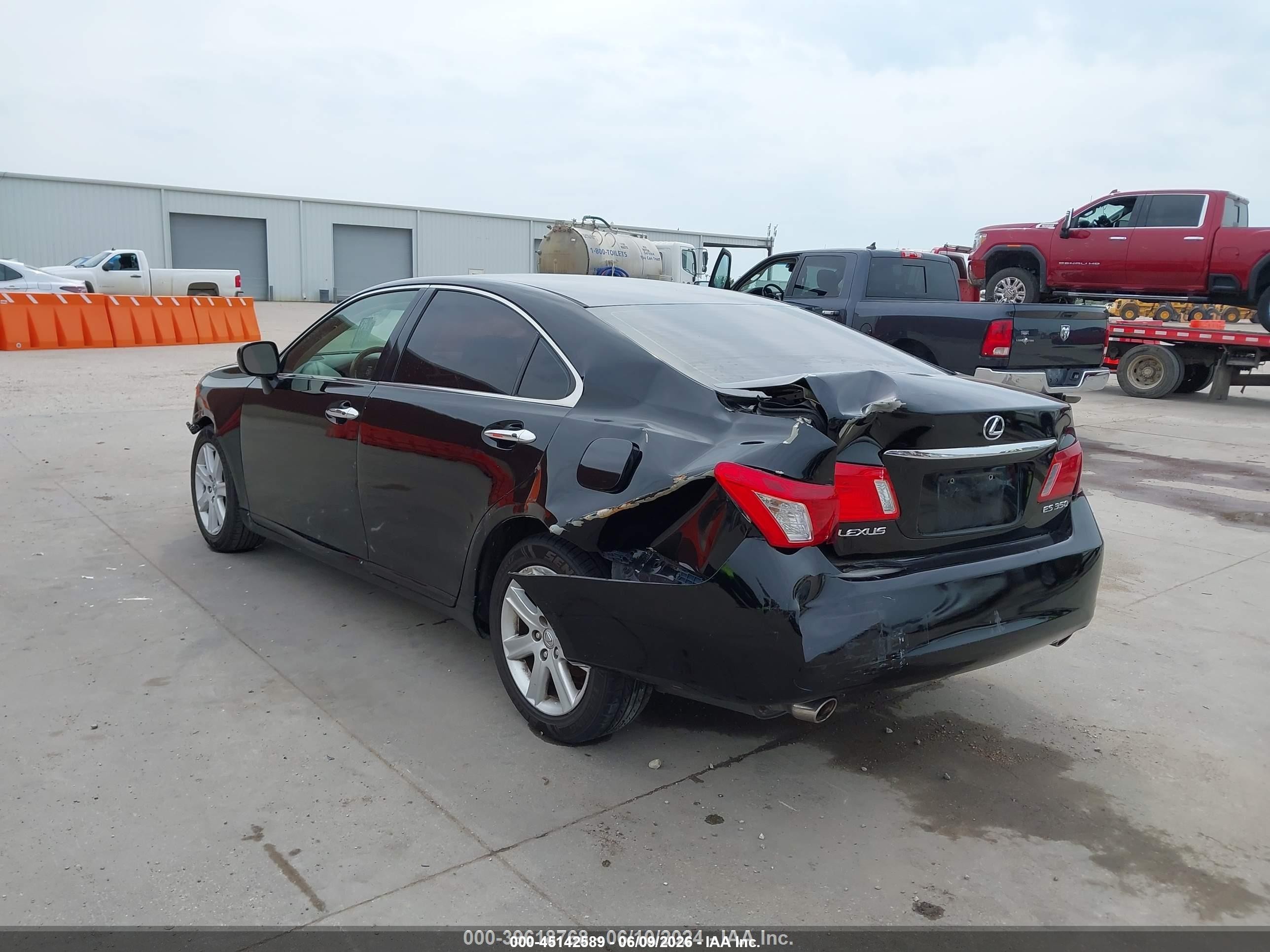 2007 Lexus Es 350   Black vin: JTHBJ46G272070095