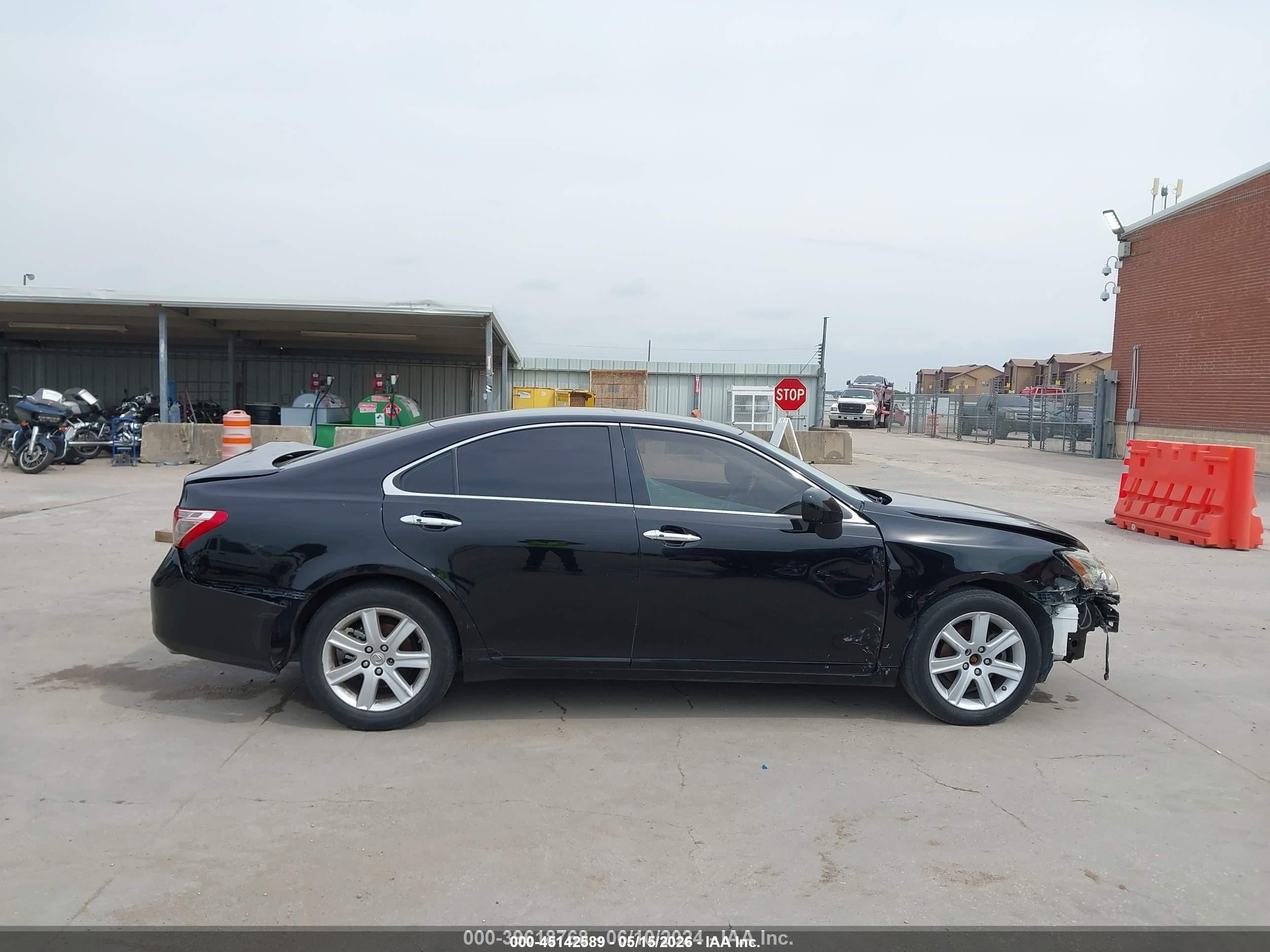 2007 Lexus Es 350   Black vin: JTHBJ46G272070095