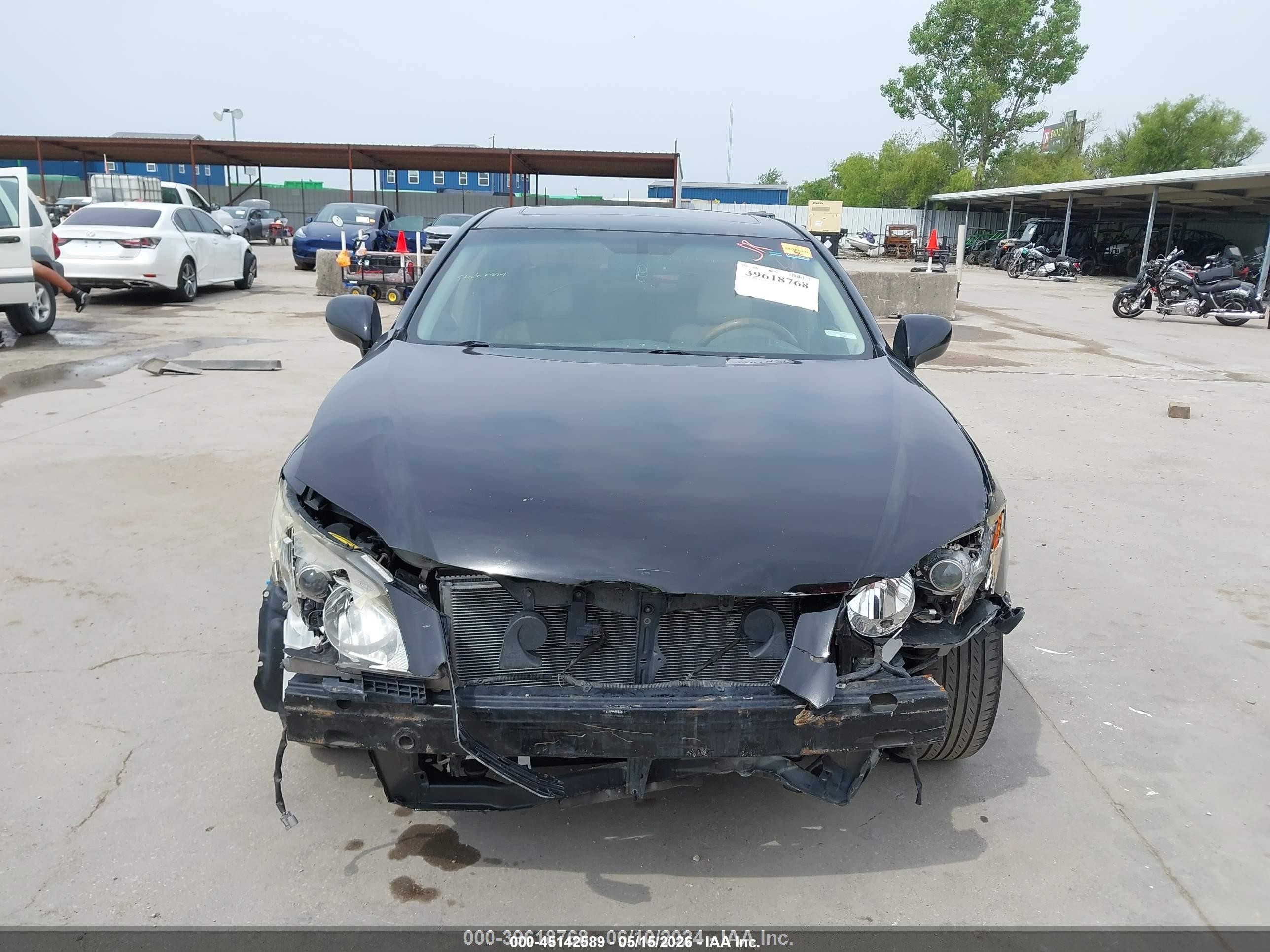 2007 Lexus Es 350   Black vin: JTHBJ46G272070095