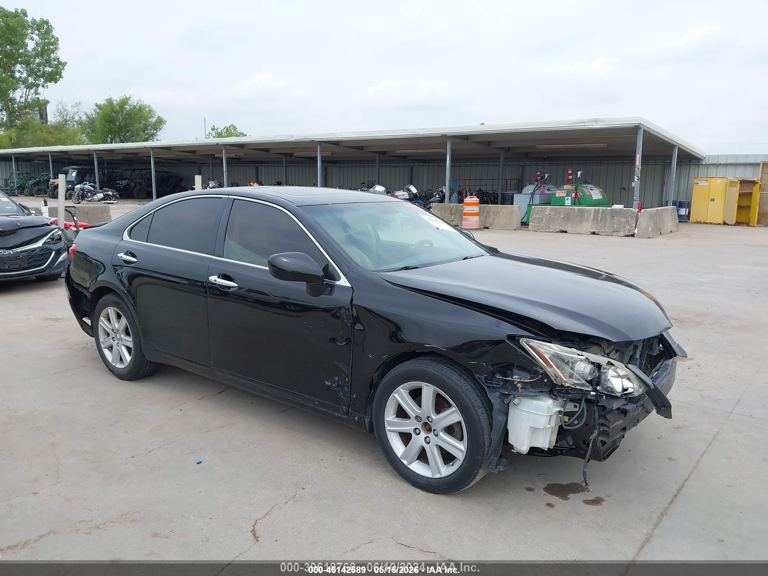 2007 Lexus Es 350   Black vin: JTHBJ46G272070095
