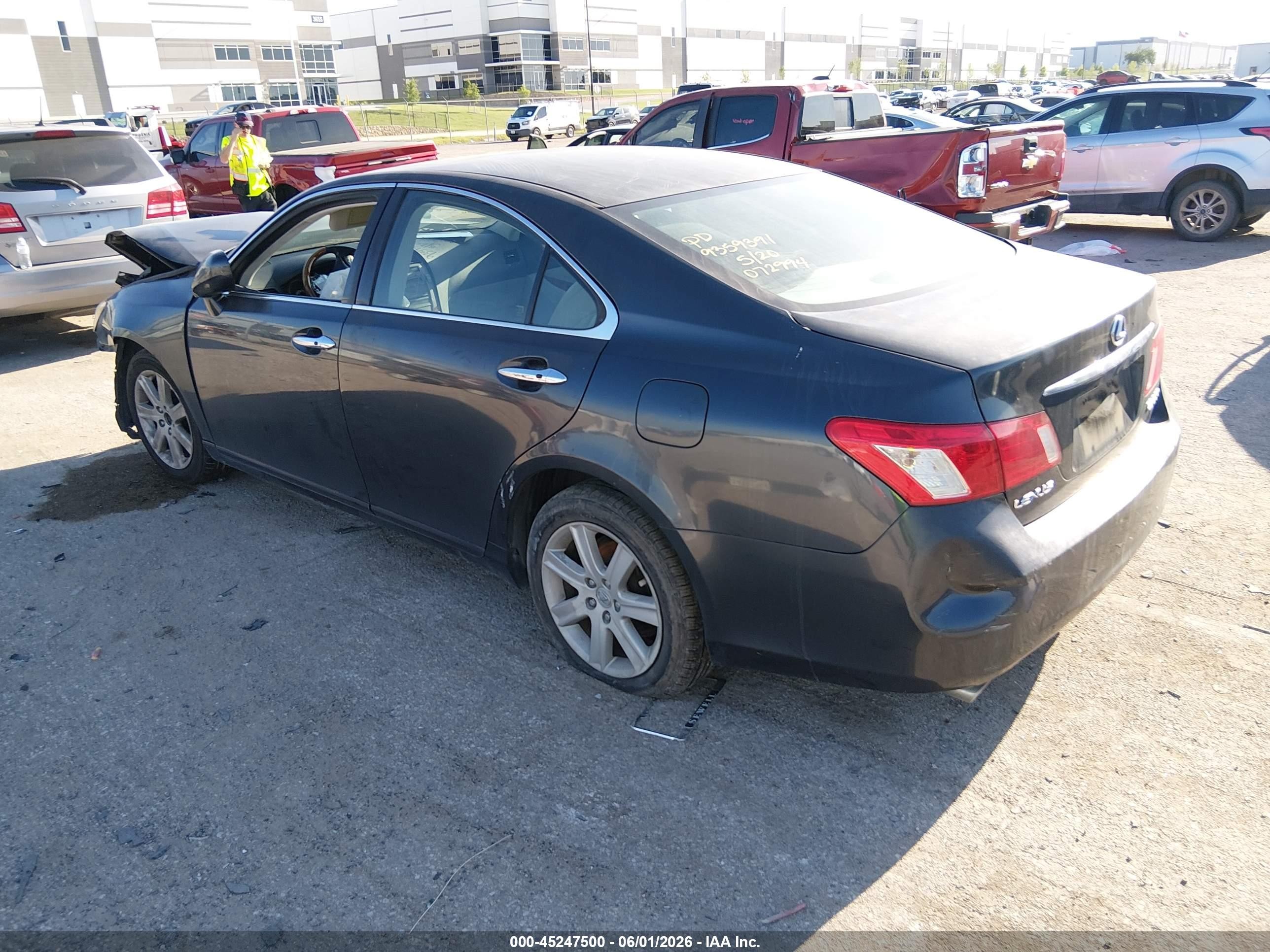 2007 Lexus Es 350   Gray vin: JTHBJ46G272072994