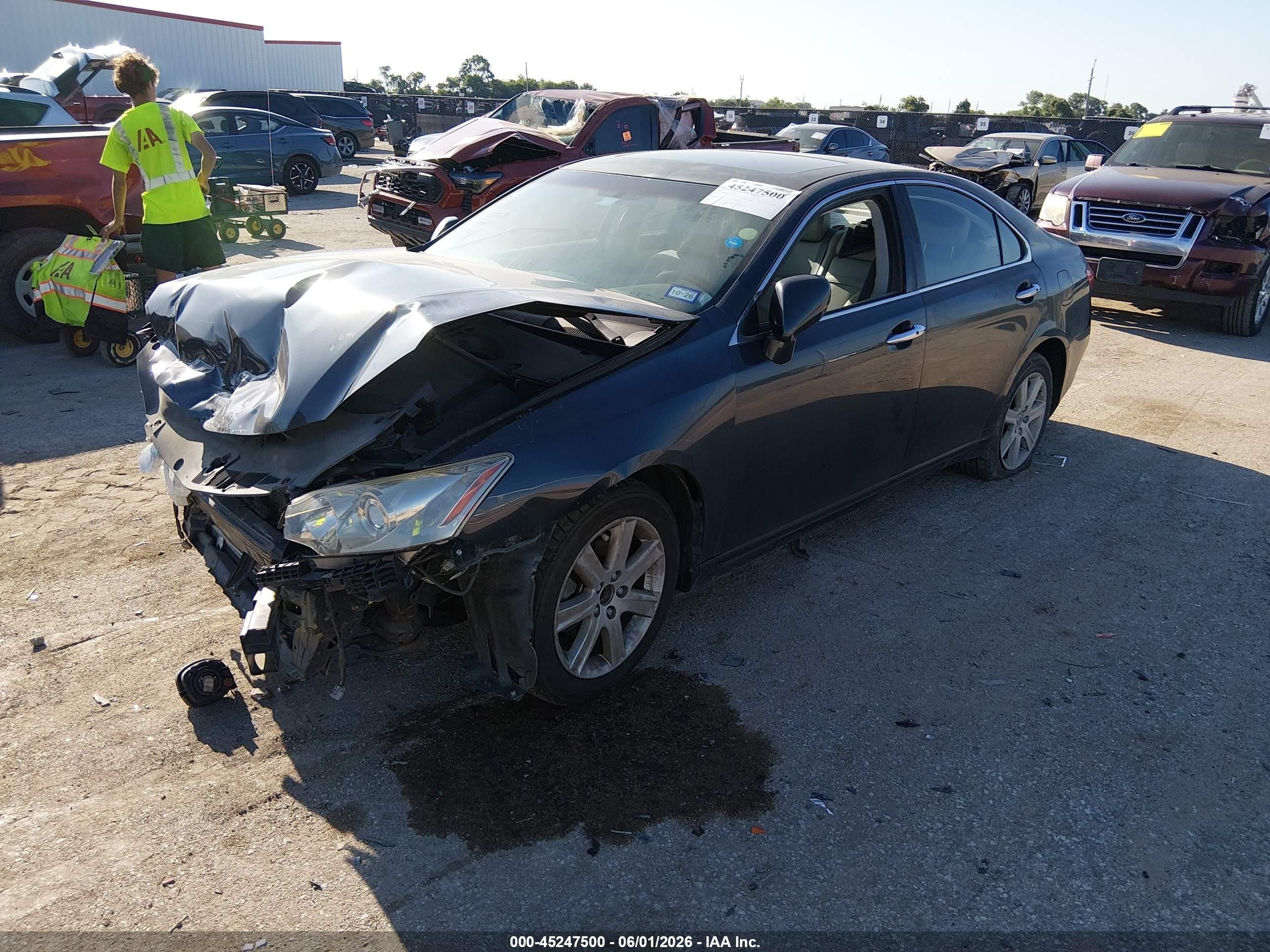 2007 Lexus Es 350   Gray vin: JTHBJ46G272072994