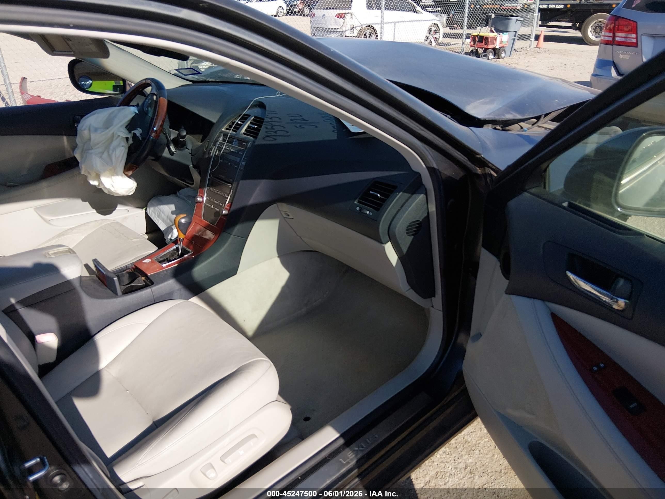 2007 Lexus Es 350   Gray vin: JTHBJ46G272072994