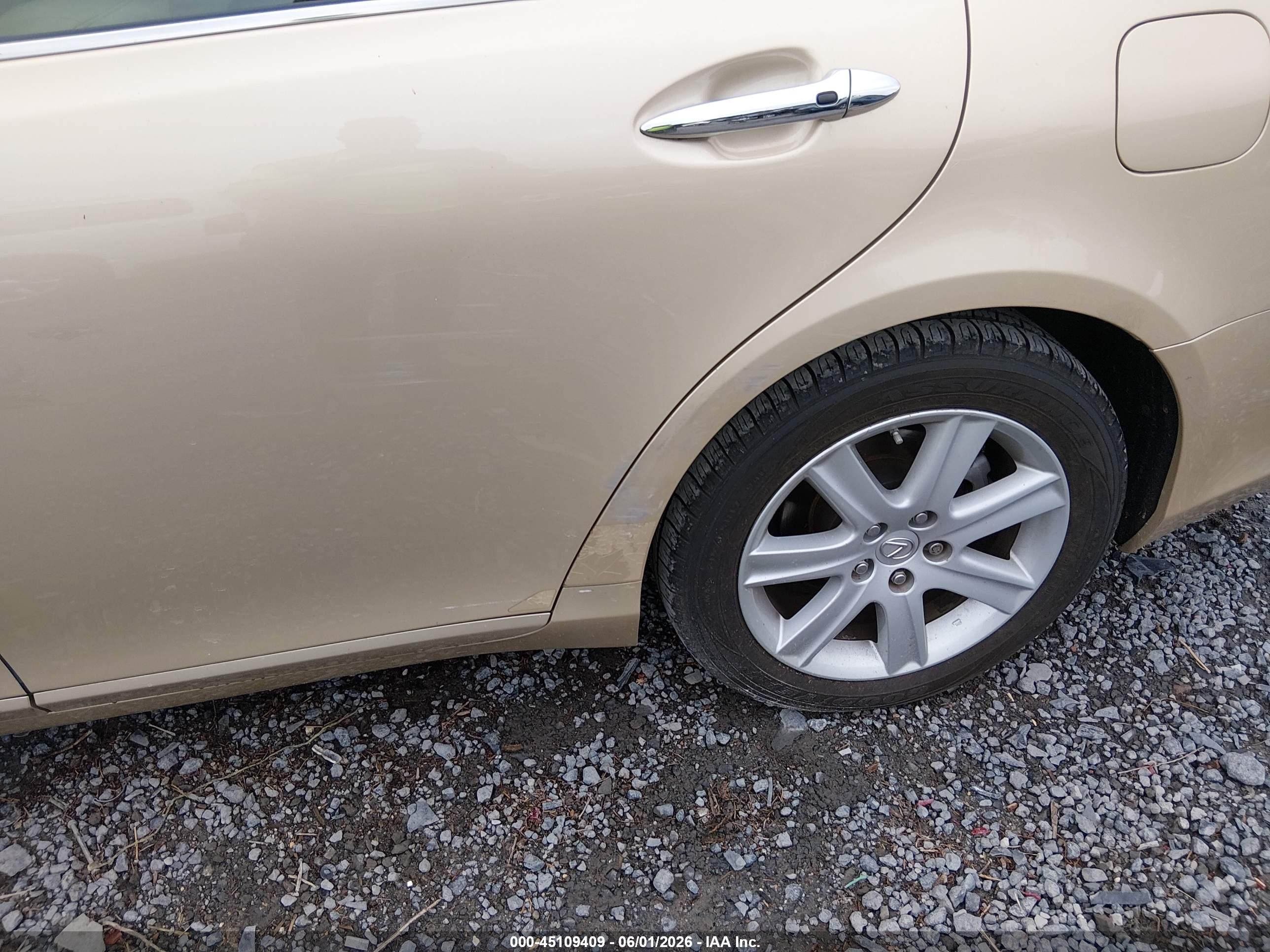 2007 Lexus Es 350   Tan vin: JTHBJ46G272076804