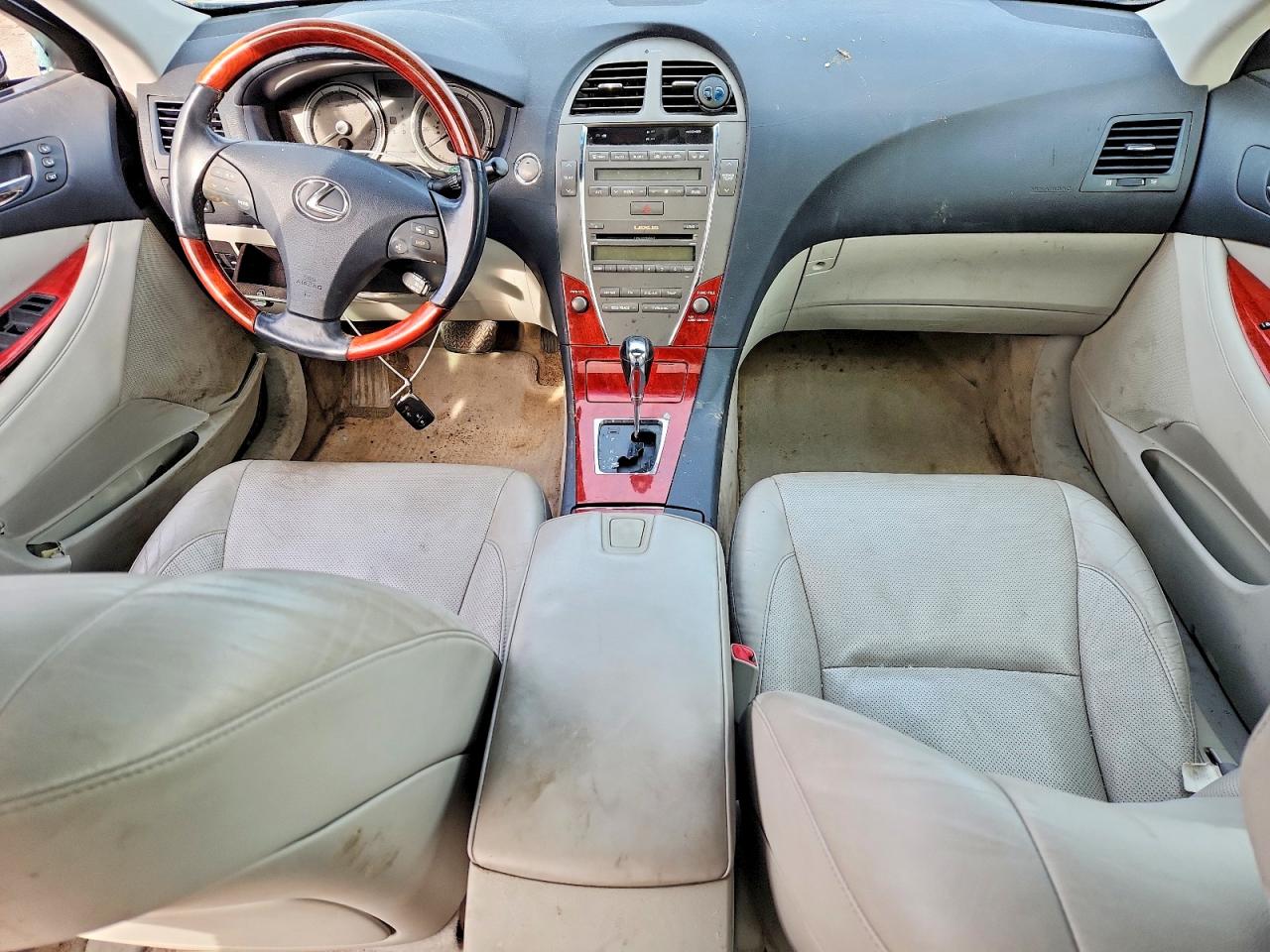 2007 Lexus Es 350 Base Black vin: JTHBJ46G272077211