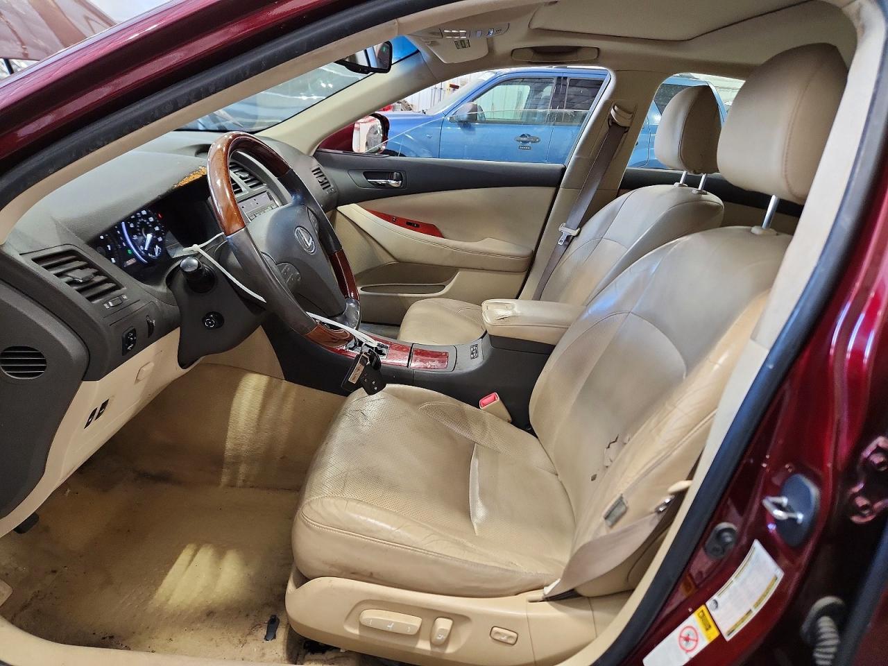 2007 Lexus Es 350 Burgundy vin: JTHBJ46G272086264