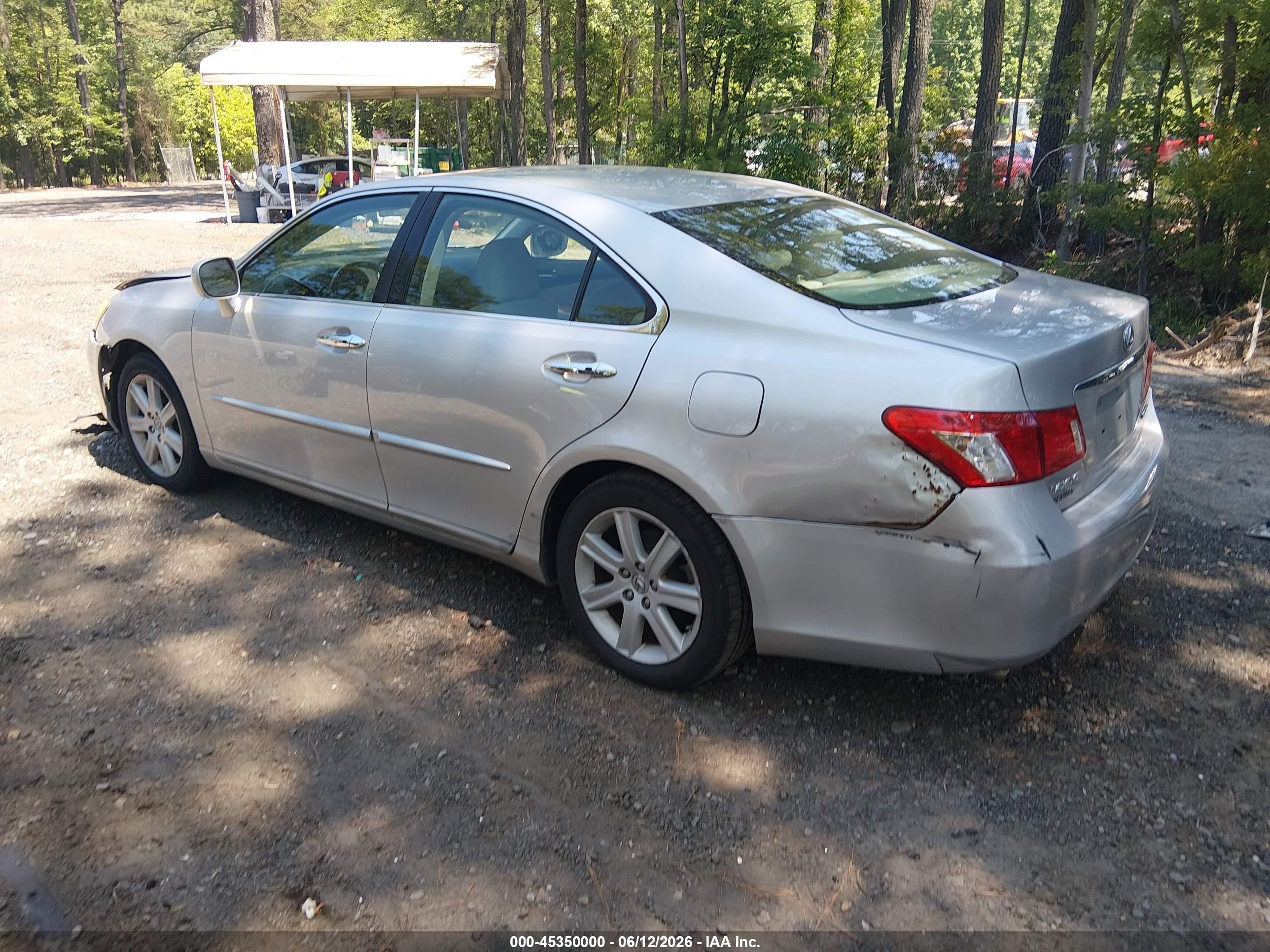 2007 Lexus Es 350   Silver vin: JTHBJ46G272087317