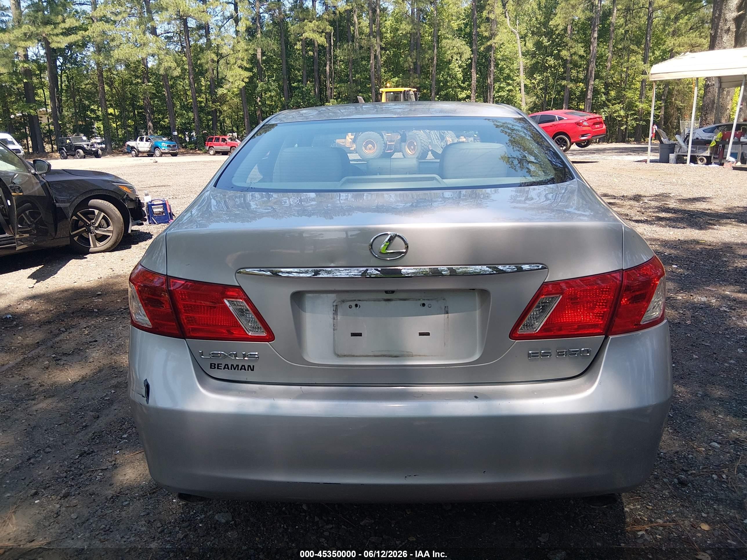 2007 Lexus Es 350   Silver vin: JTHBJ46G272087317