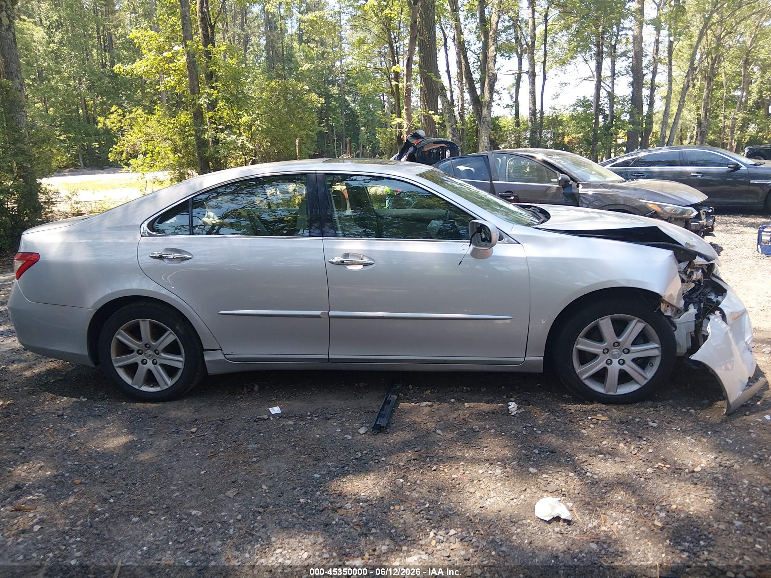 2007 Lexus Es 350   Silver vin: JTHBJ46G272087317