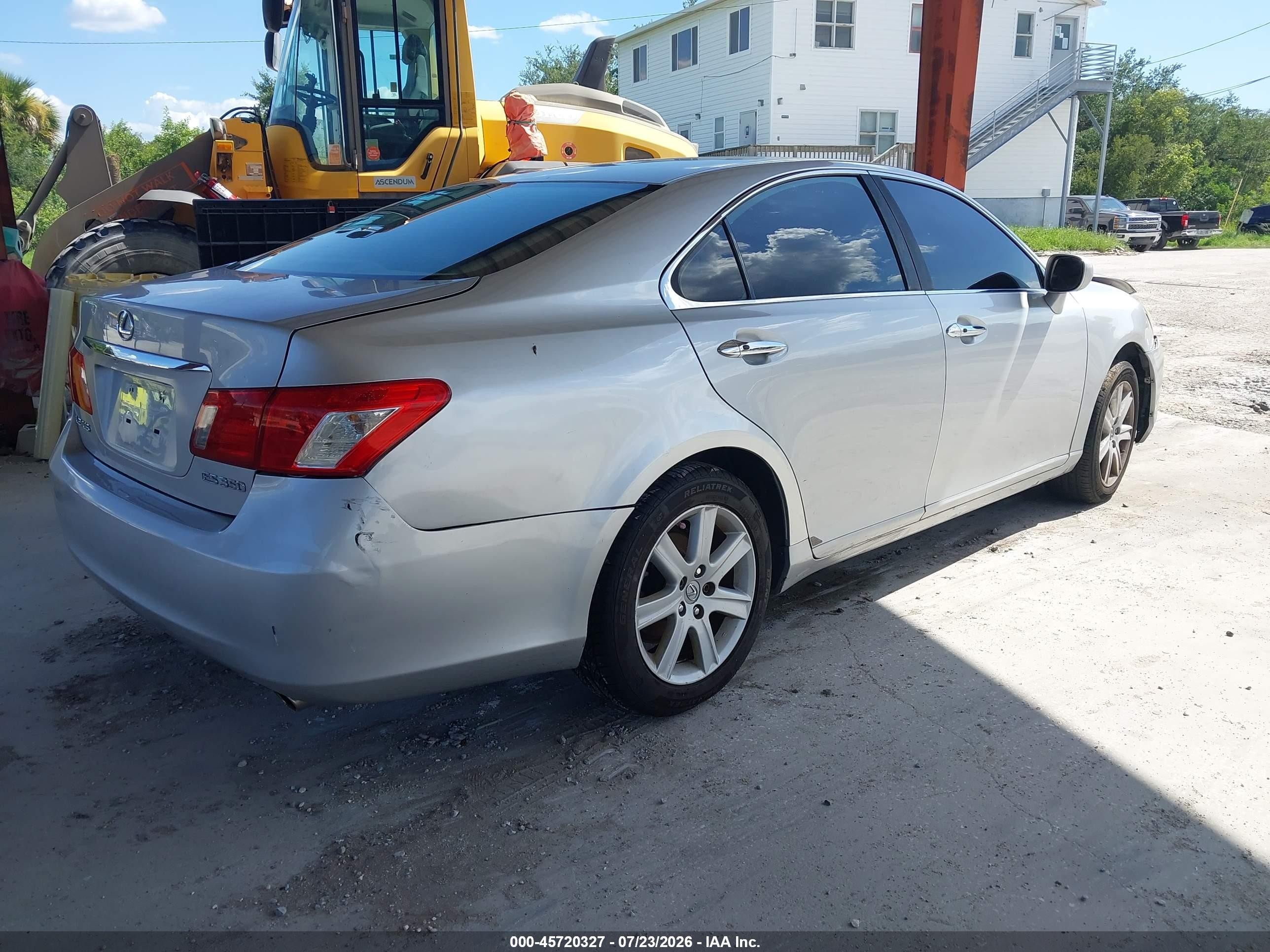 2007 Lexus Es 350   Серебряный vin: JTHBJ46G272096180