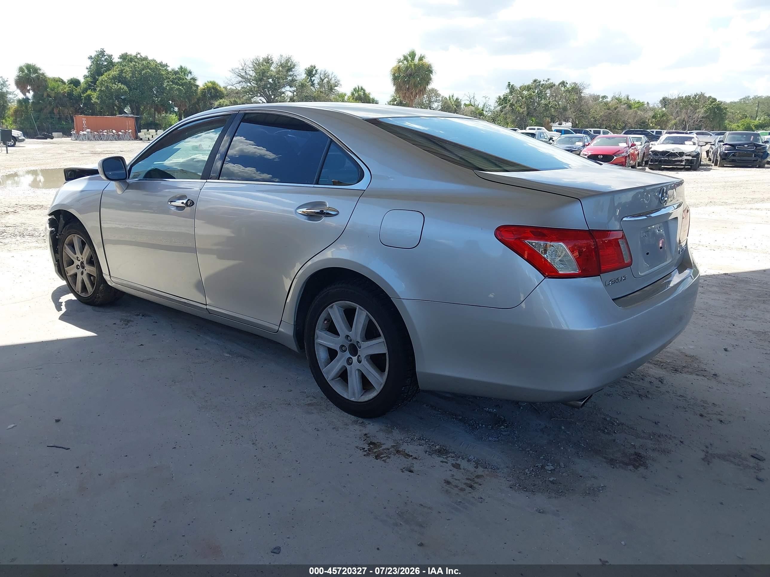 2007 Lexus Es 350   Серебряный vin: JTHBJ46G272096180