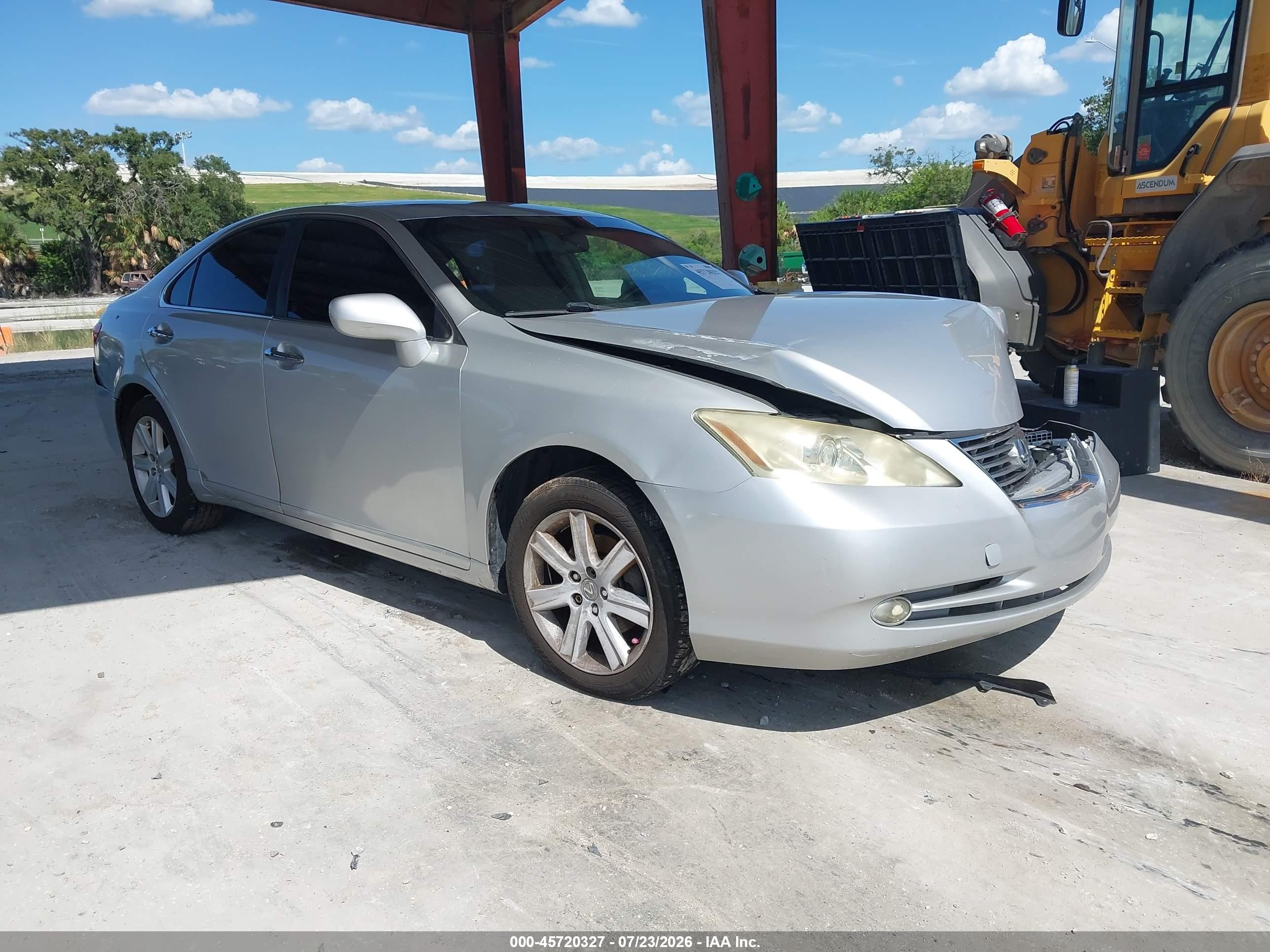 2007 Lexus Es 350   Серебряный vin: JTHBJ46G272096180