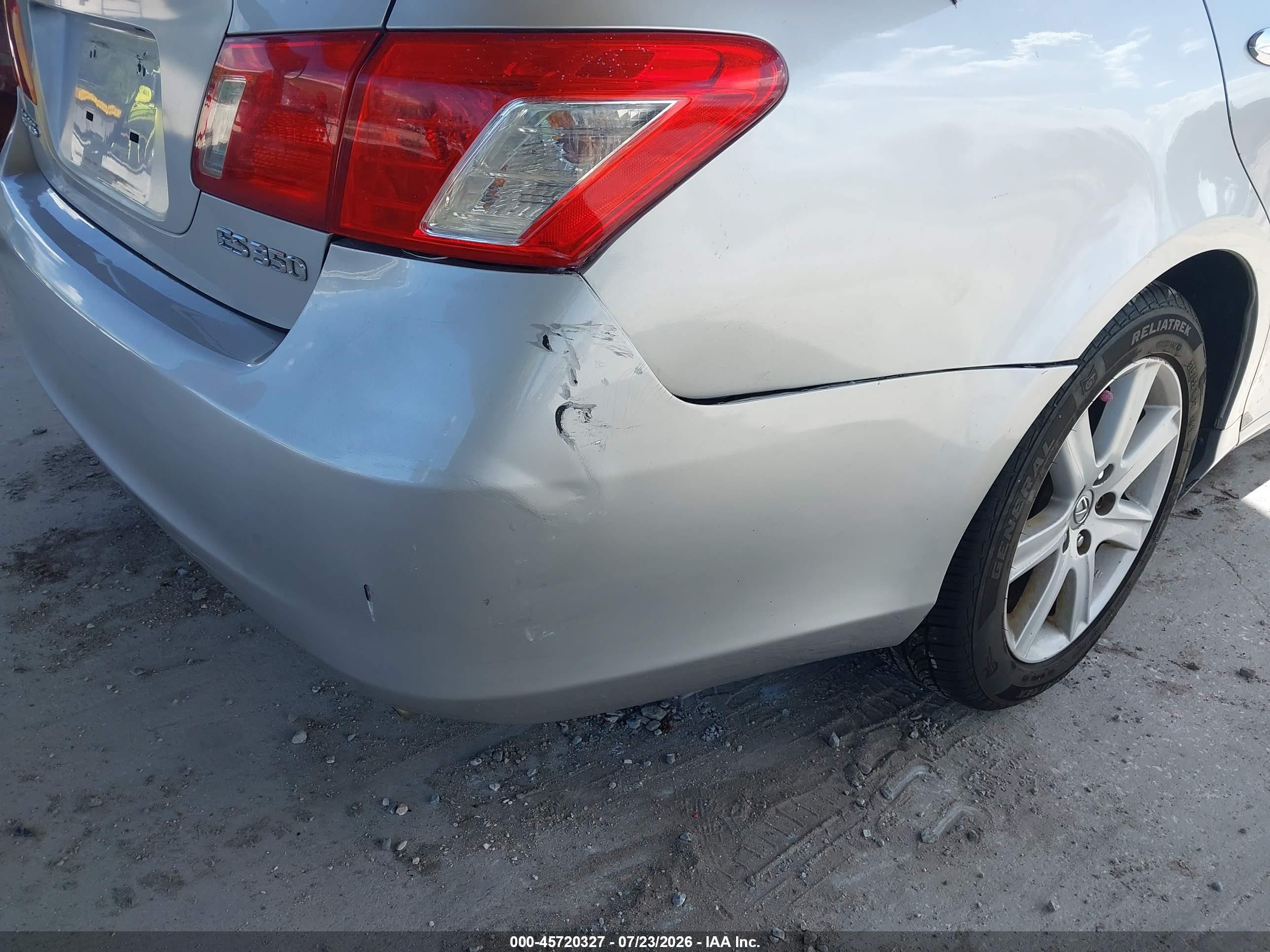 2007 Lexus Es 350   Серебряный vin: JTHBJ46G272096180