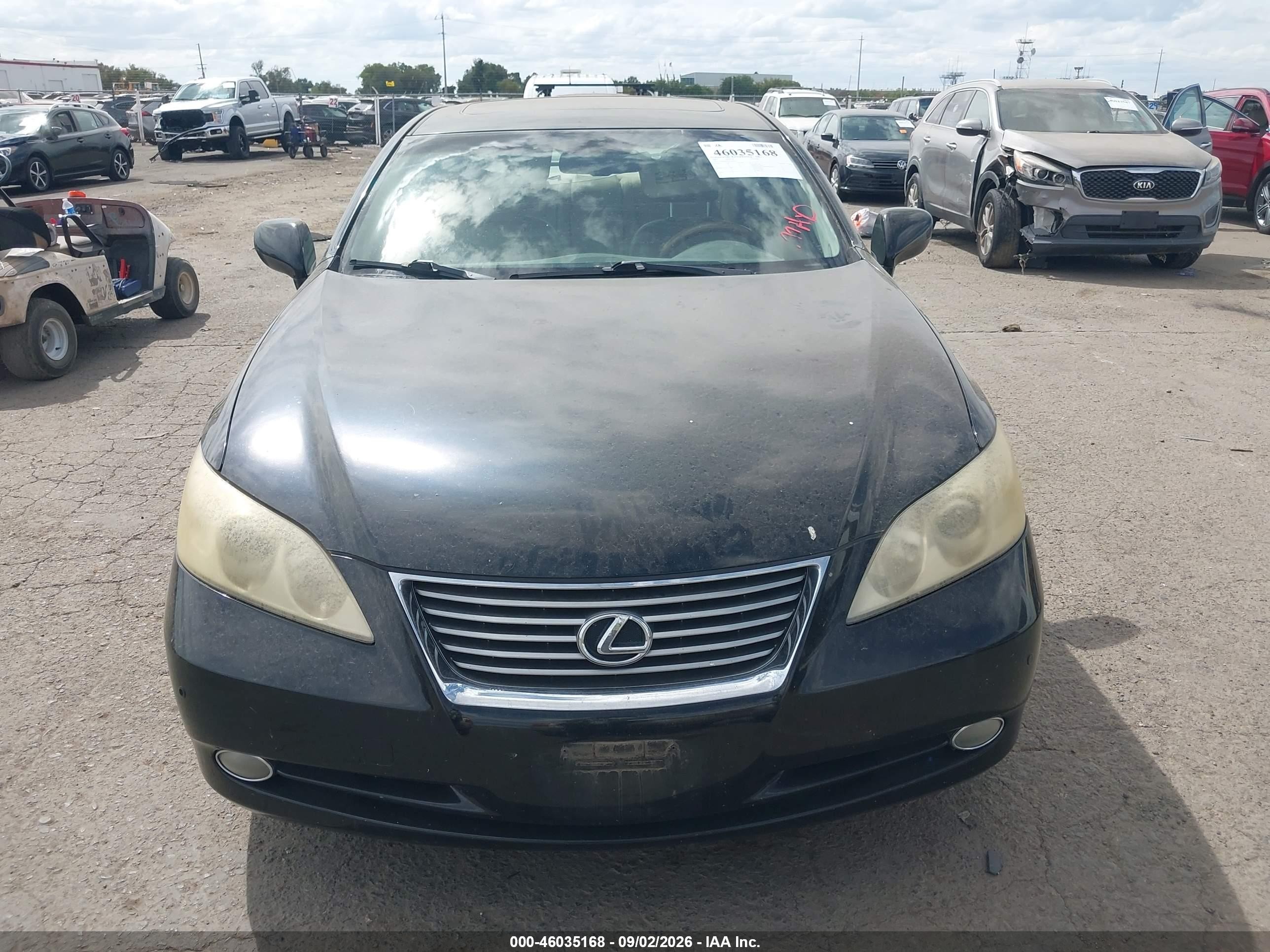 2007 Lexus Es 350   Black vin: JTHBJ46G272100406
