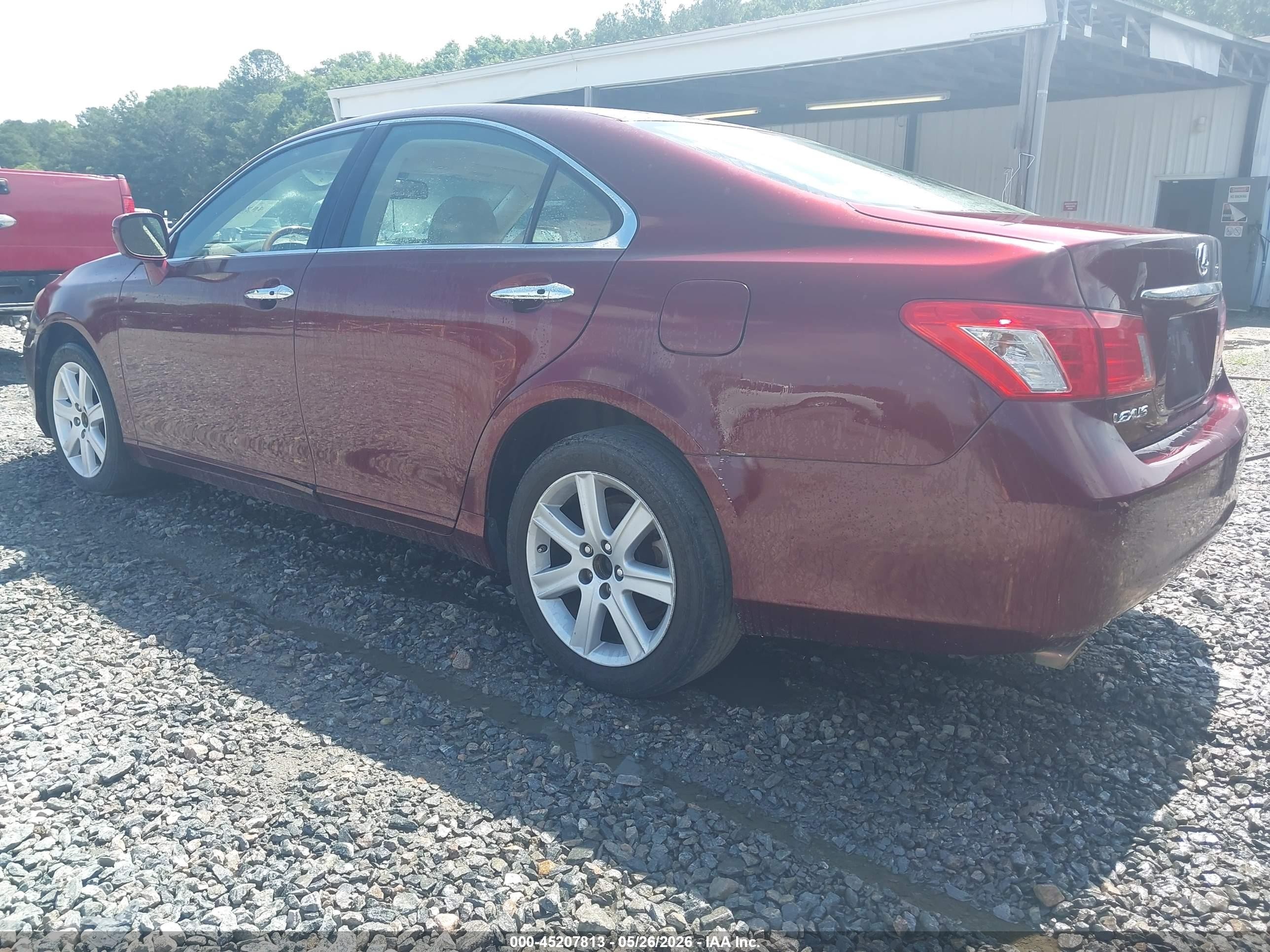 2007 Lexus Es 350 Burgundy vin: JTHBJ46G272100616